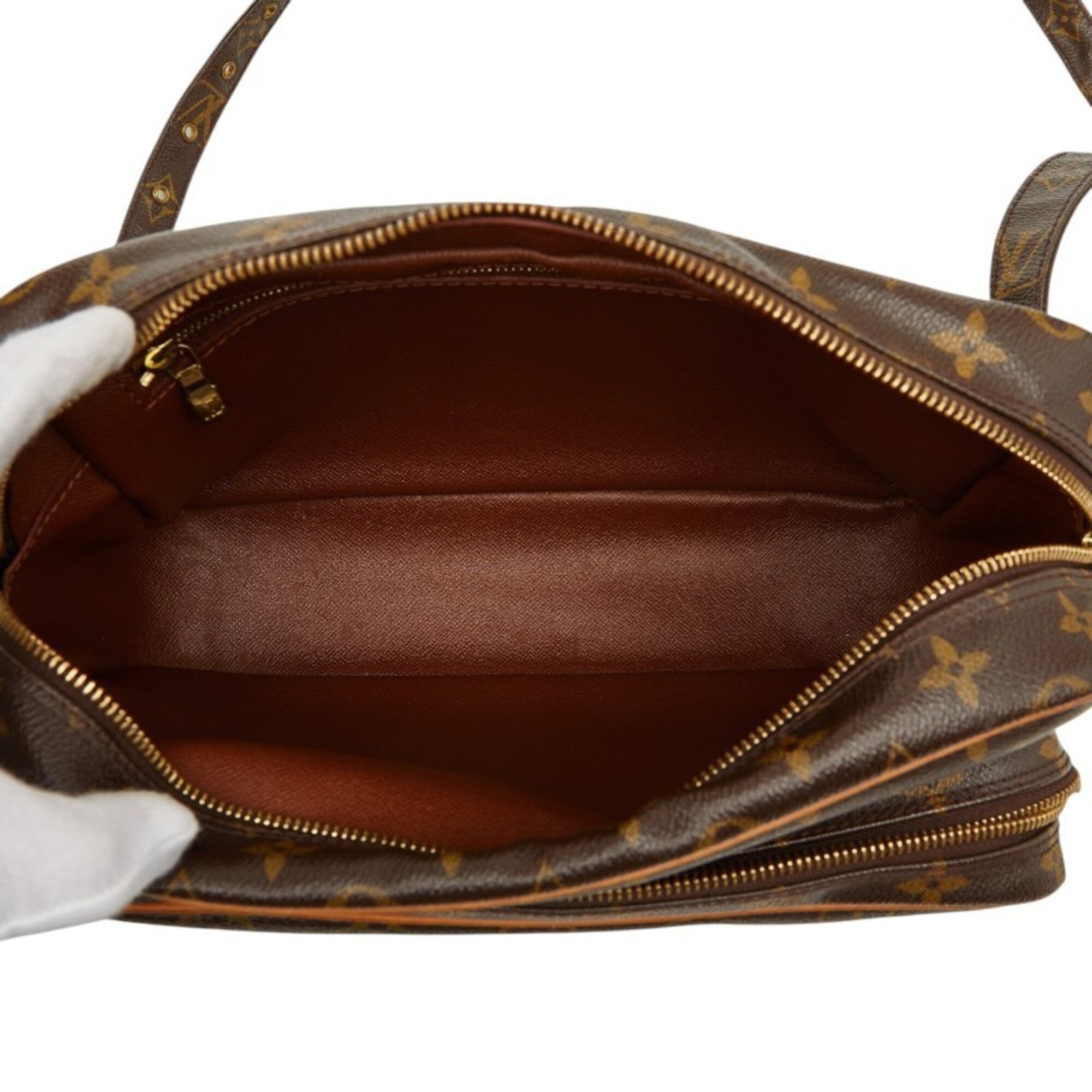 Louis Vuitton Brown Pvc Leather Shoulder Bag (Pre-Owned)