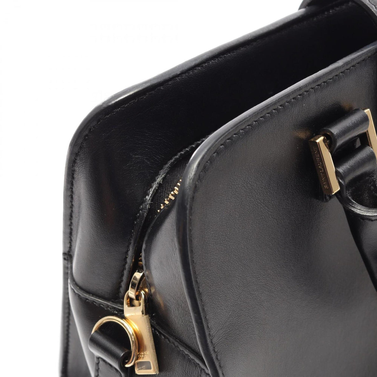 Yves Saint Laurent Black Leather Handbag (Pre-Owned)