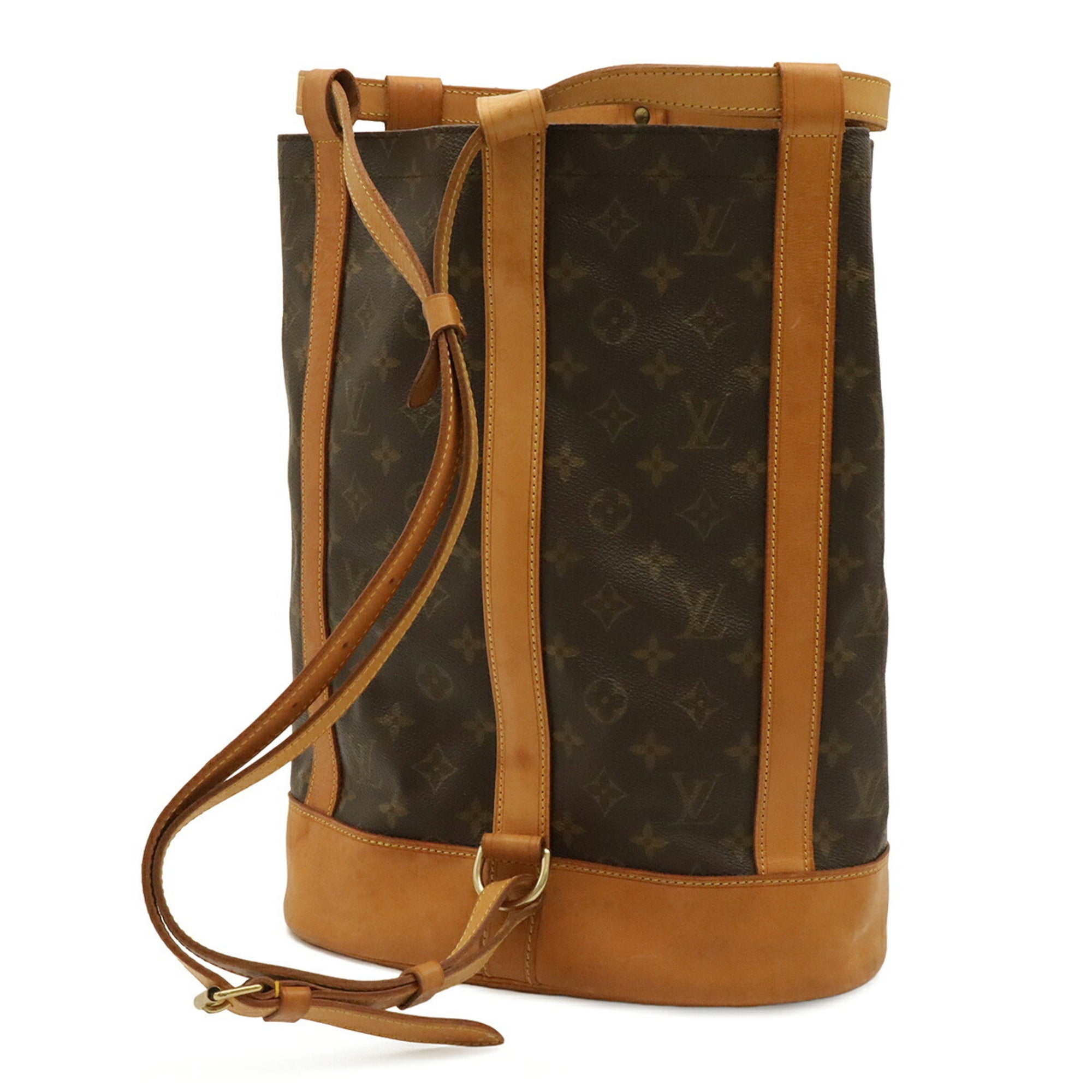 Louis Vuitton Brown Monogram Canvas Shoulder Bag (Pre-Owned)