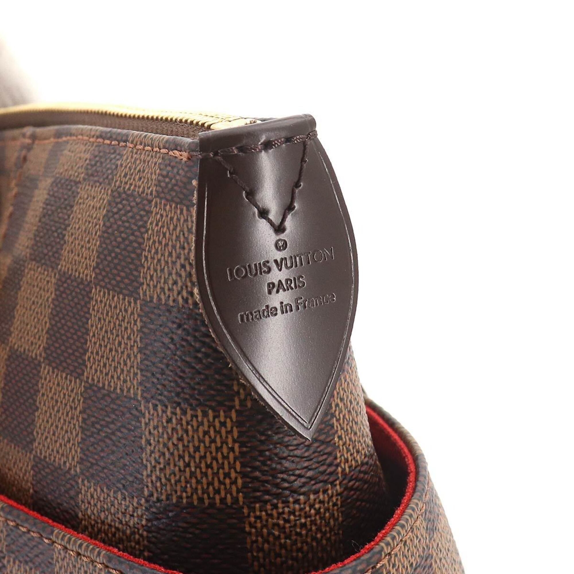 Louis Vuitton Brown Damier Canvas Ebene Damier Canvas Handbag Tote Bag (Pre-Owned)