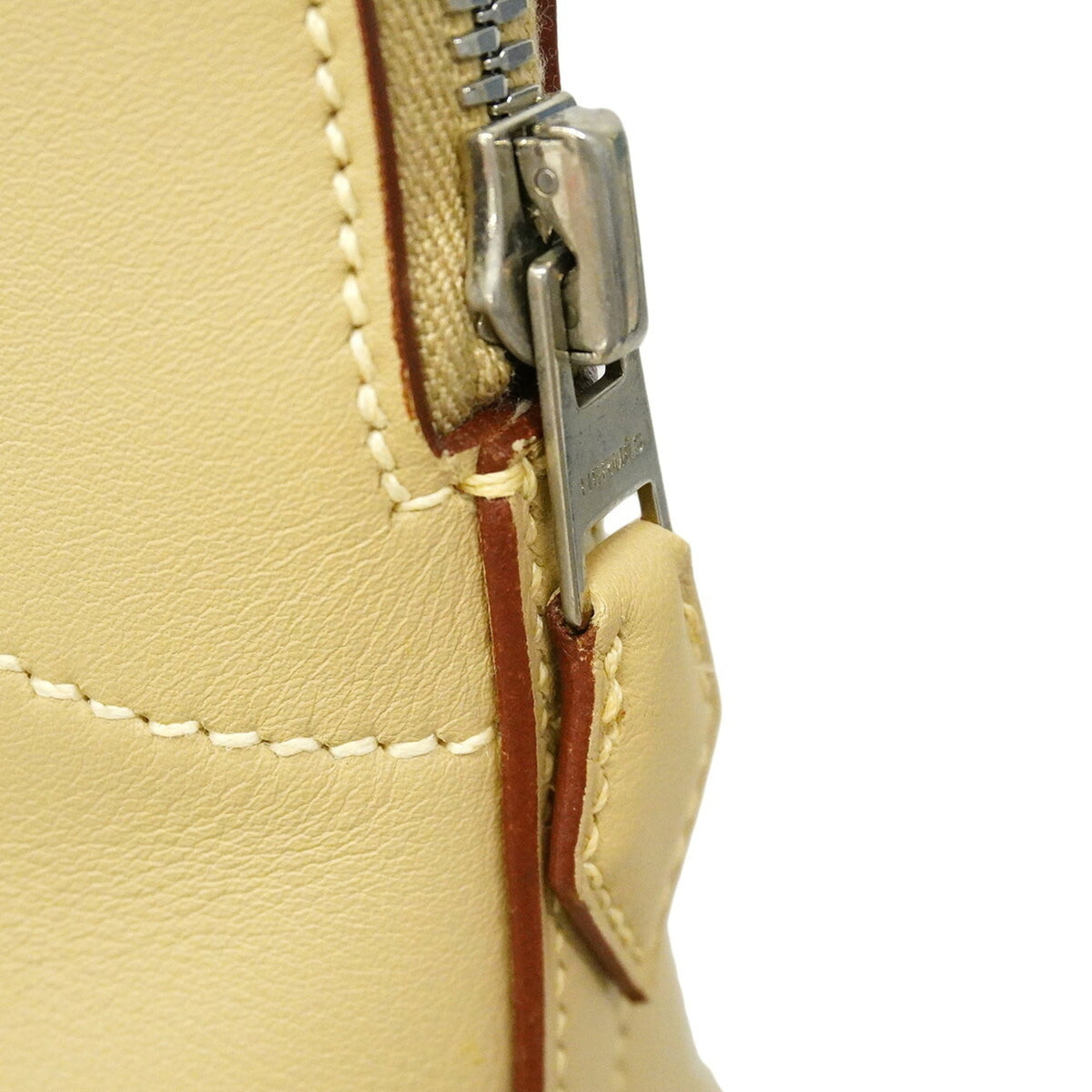 Hermes Beige Swift Leather Handbag (Pre-Owned)