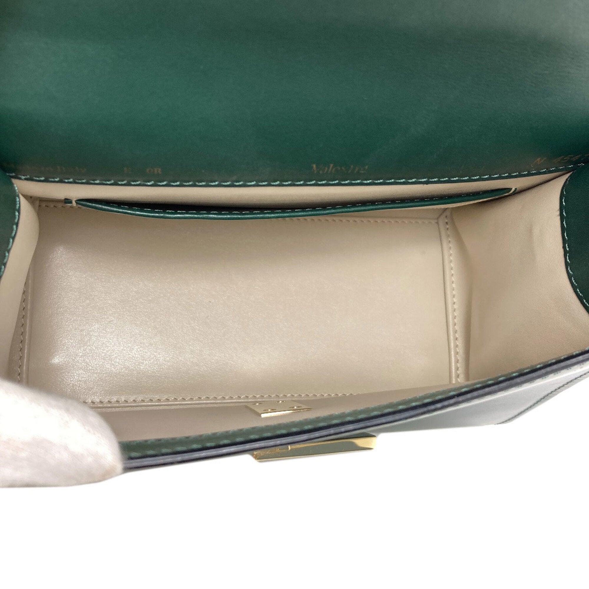 Valextra Green Handbag (Pre-Owned)