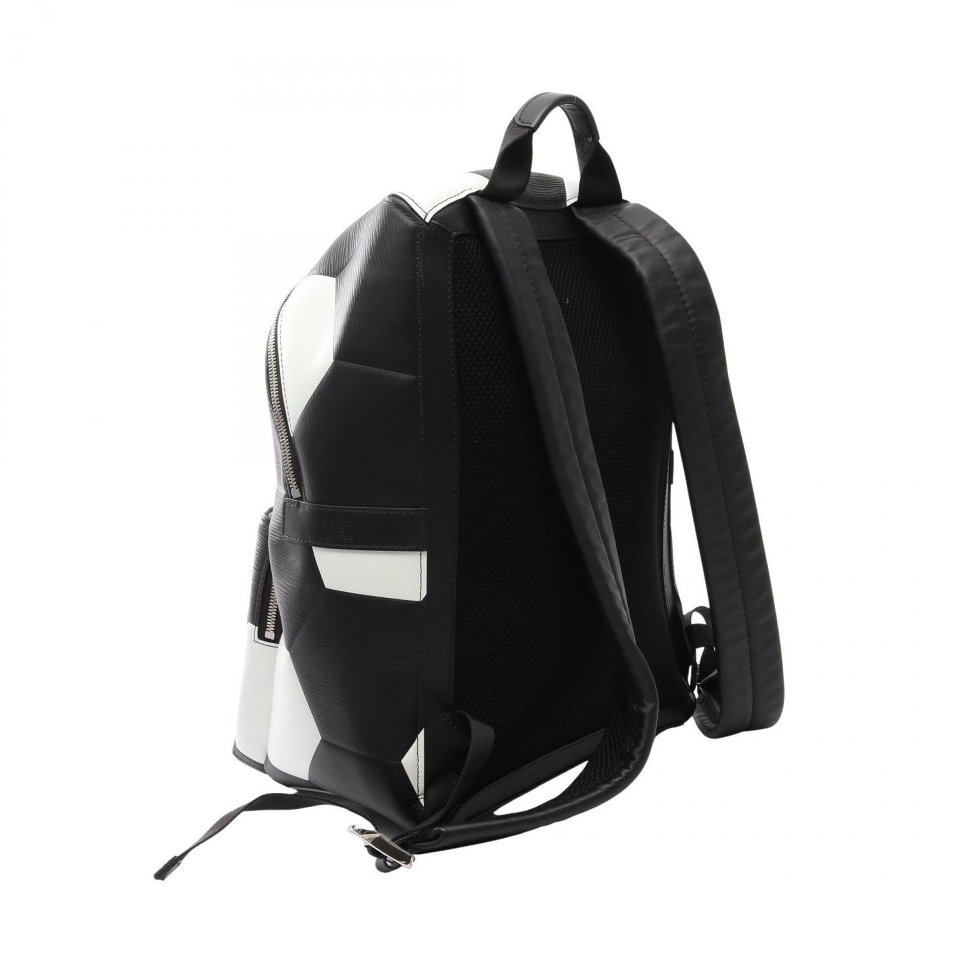 Louis Vuitton Black White Epi Leather Backpack (Pre-Owned)