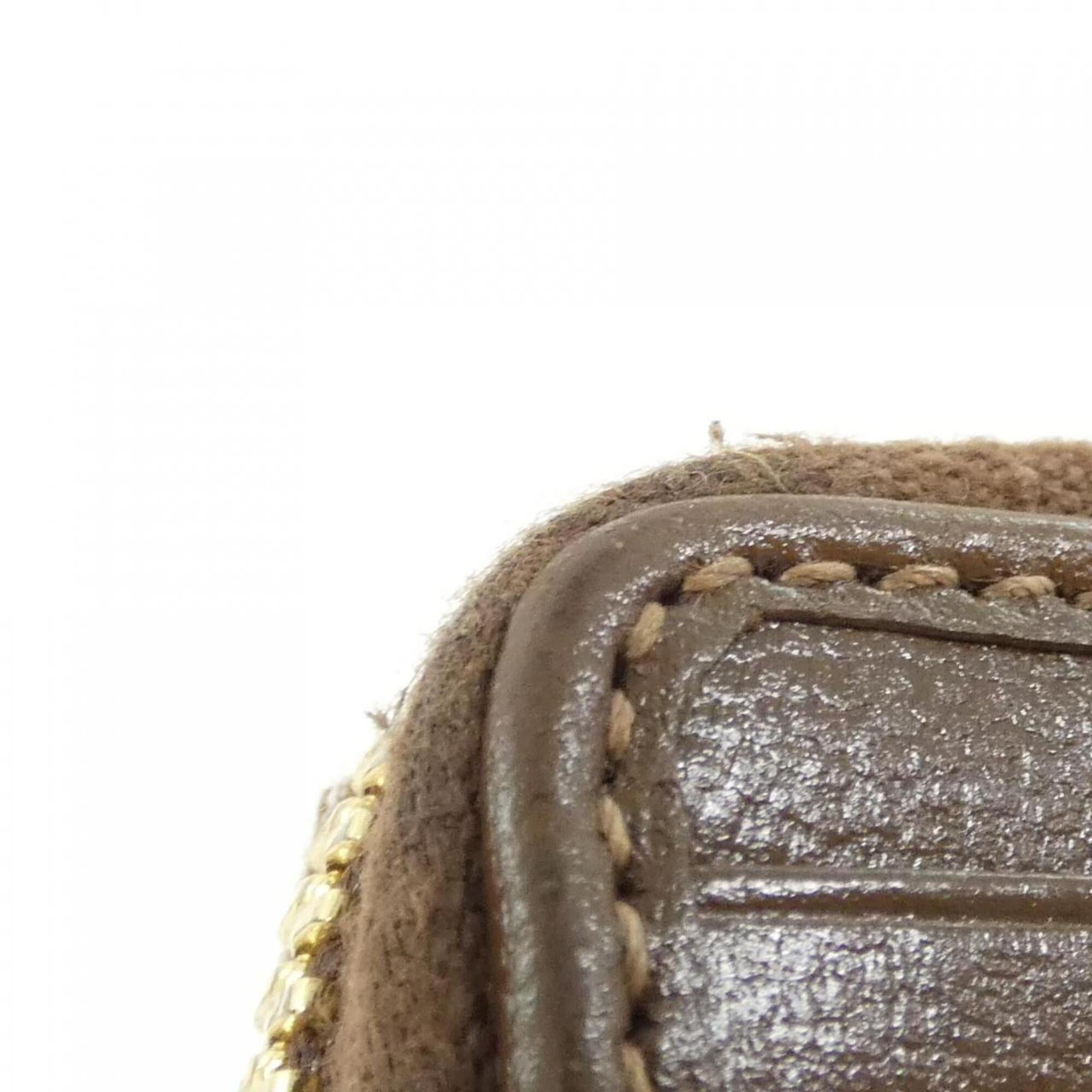 Gucci Beige Brown Gg Supreme Canvas Coin Purse/Coin Case (Pre-Owned)