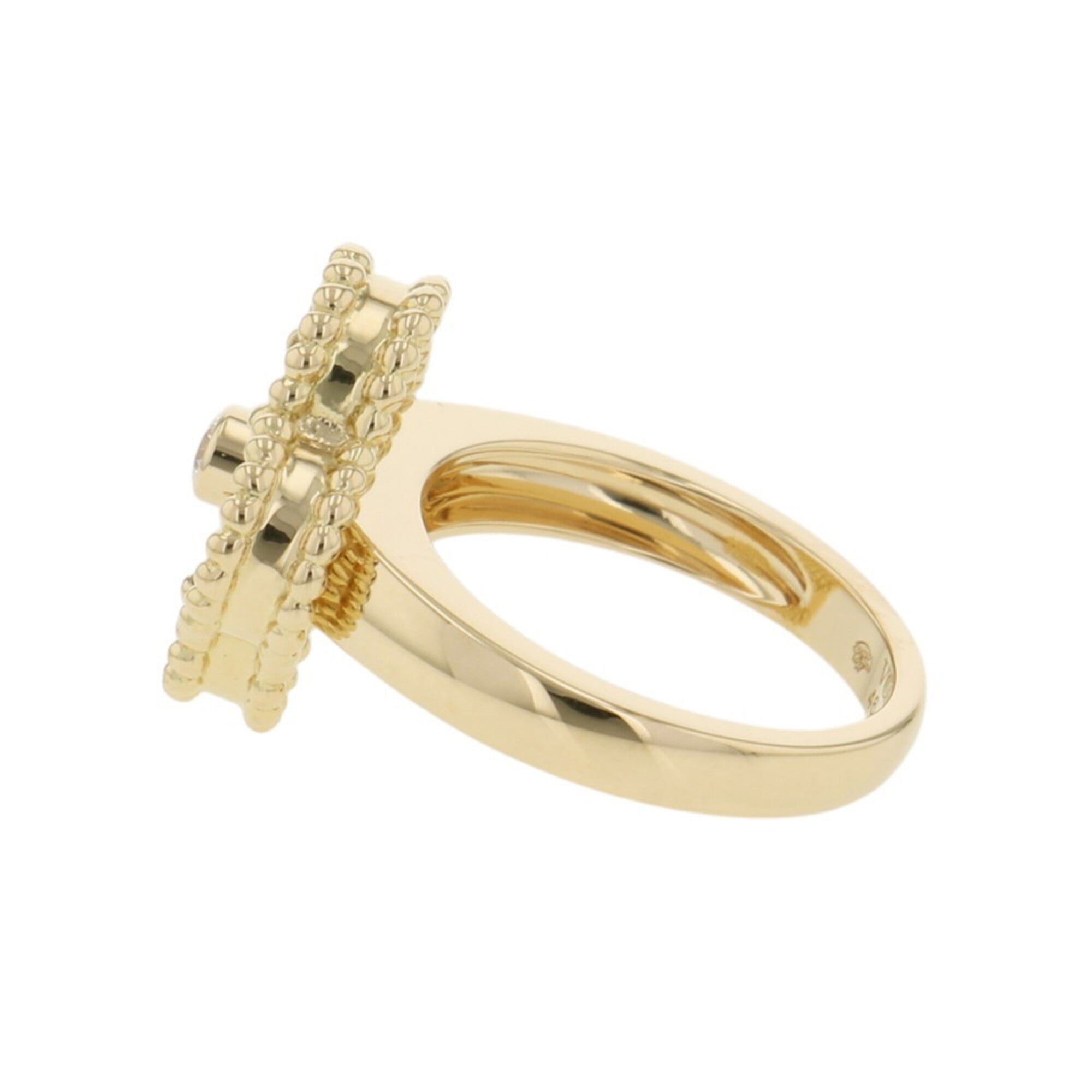 Van Cleef & Arpels Alhambra Yellow Gold (18K) Band Ring (Pre-Owned)