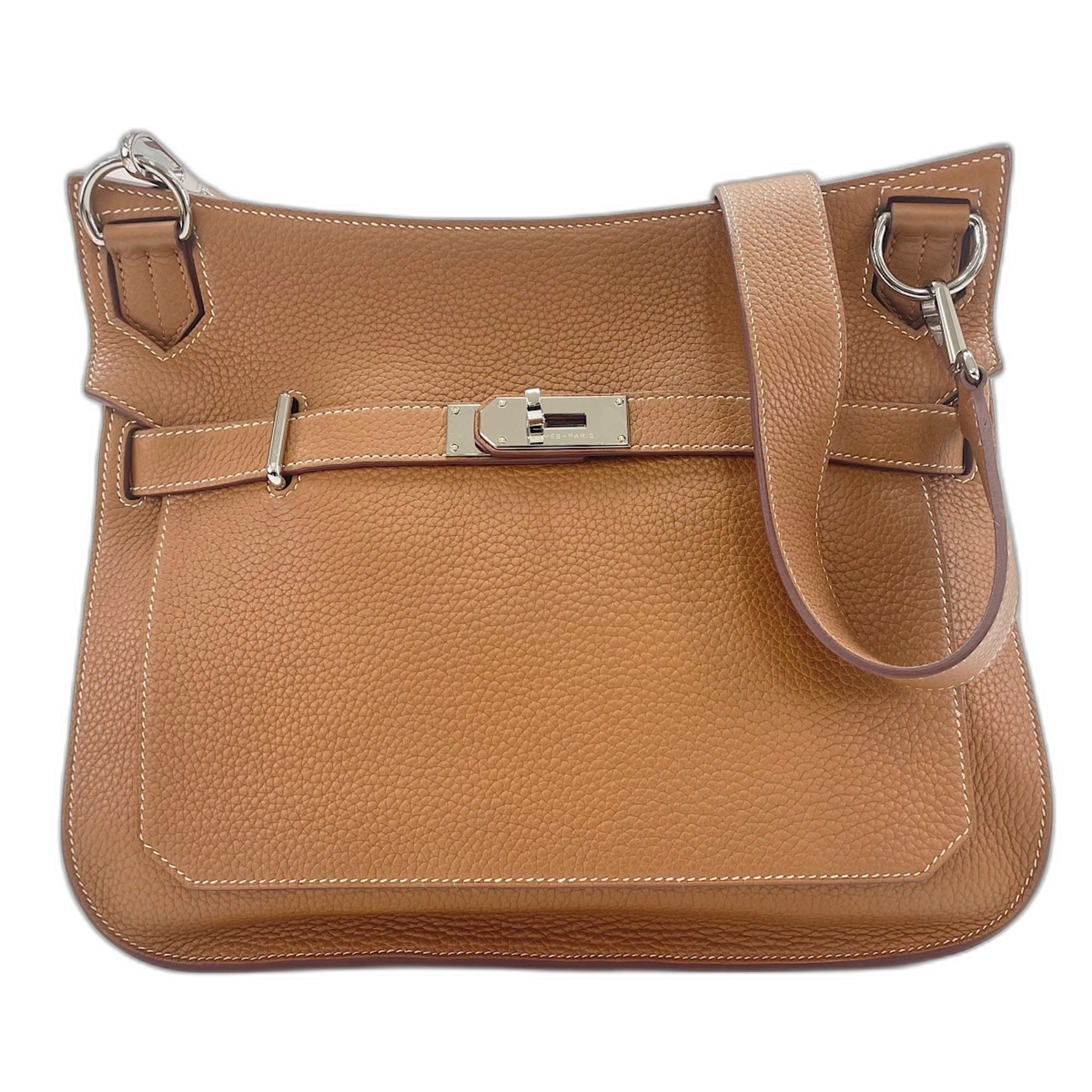 Hermes Jypsiere Brown Shoulder Bag (Pre-Owned)