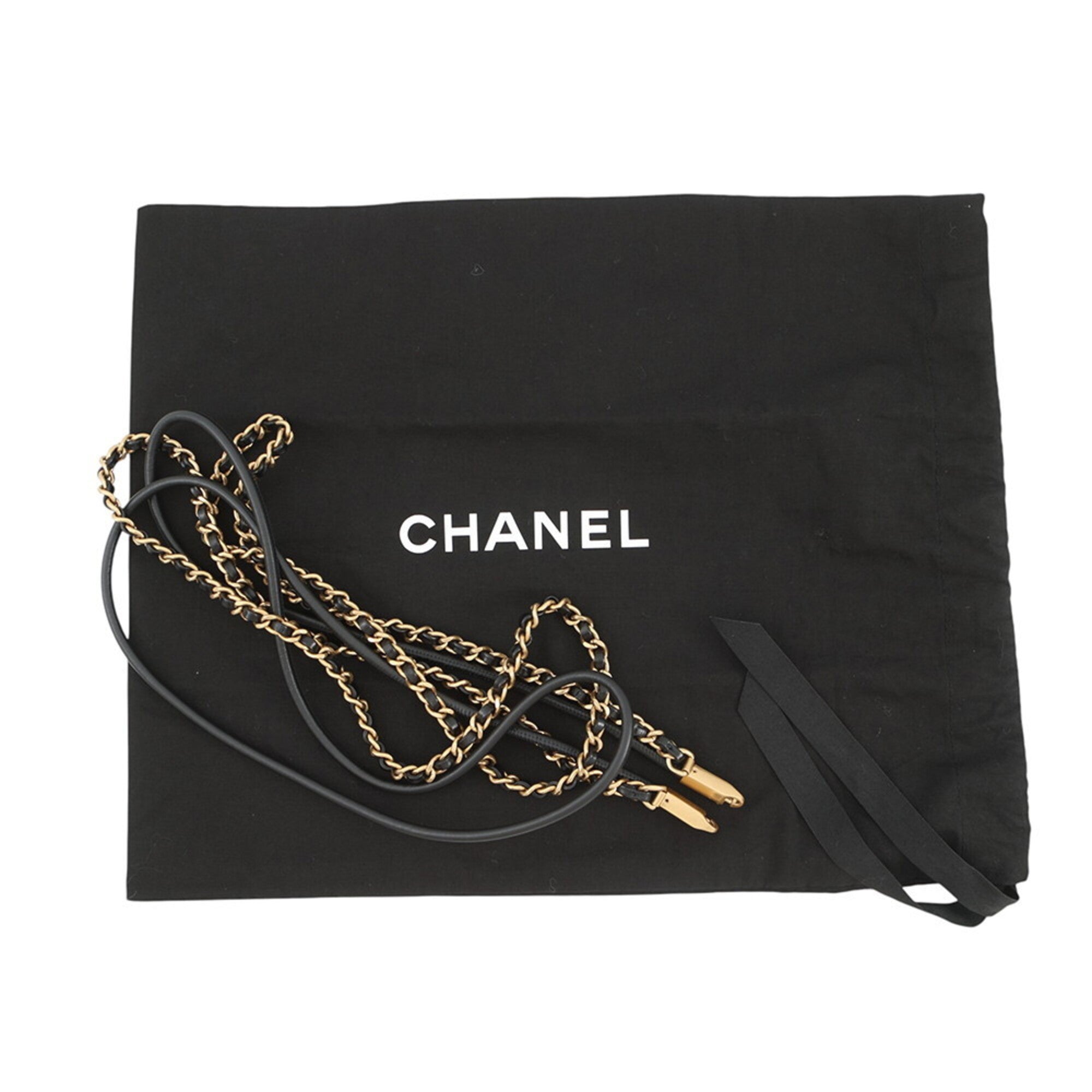 Chanel Black White Handbag Shoulder Bag (Pre-Owned)
