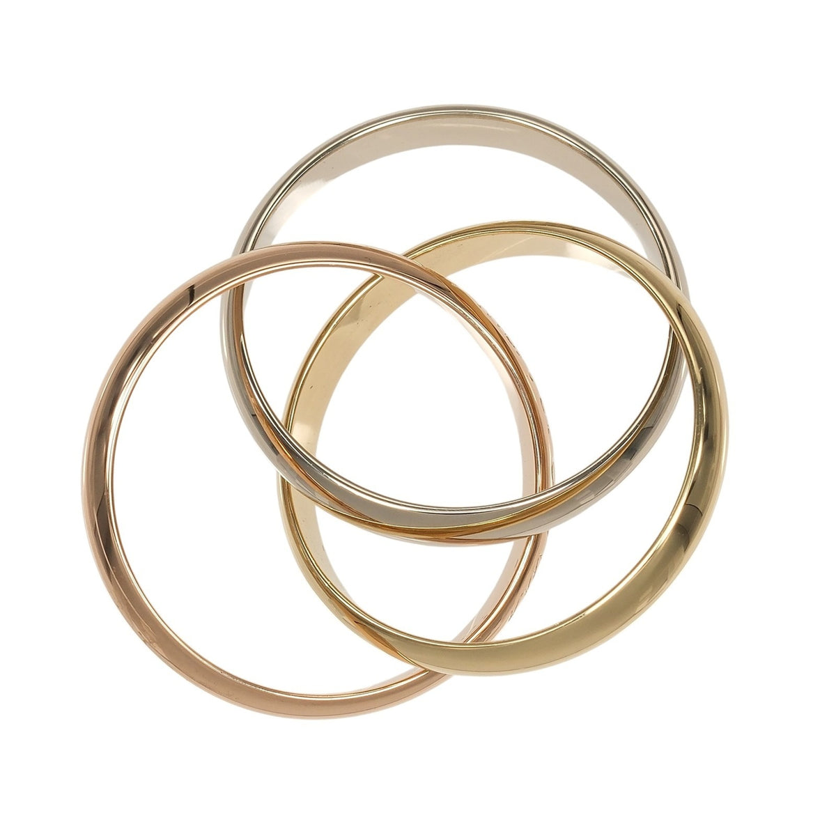 Cartier Trinity Yellow Gold (18K) Pink Gold (18K) White Gold (18K) Band Ring (Pre-Owned)