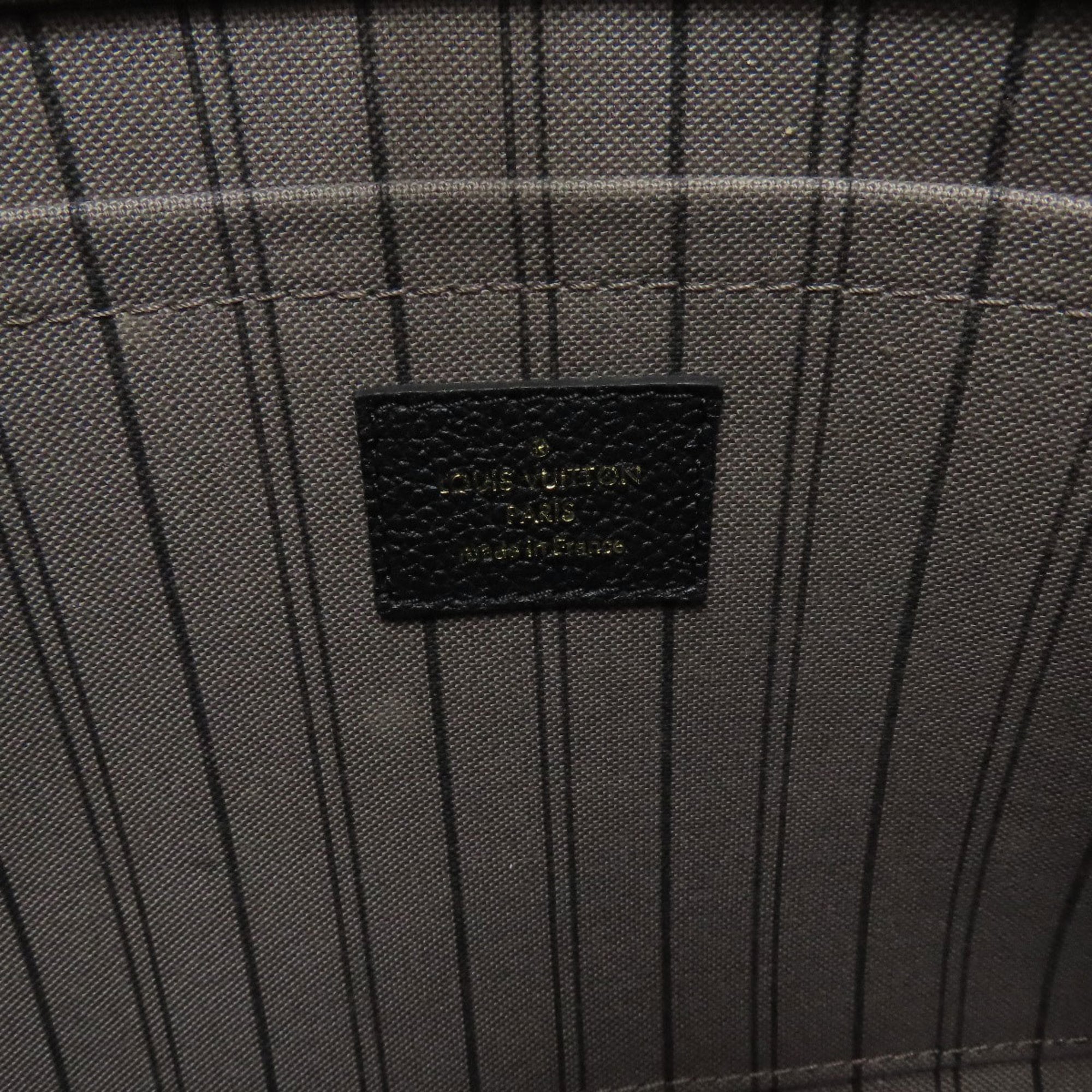 Louis Vuitton Noir Monogram Empreinte Handbag (Pre-Owned)