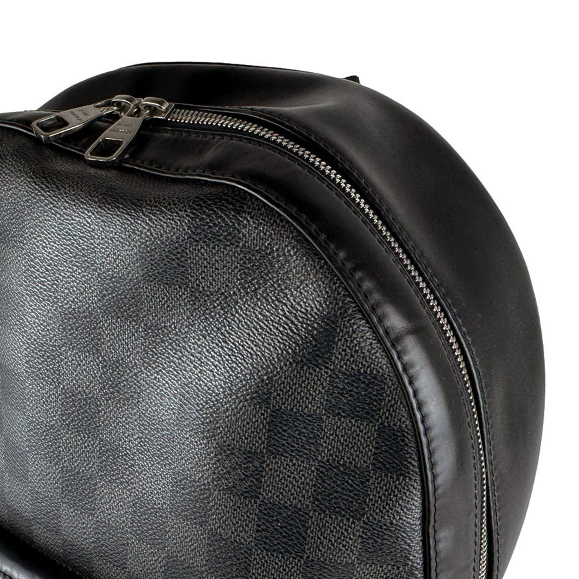 Louis Vuitton Black Damier Graphite Damier Graphite Backpack (Pre-Owned)
