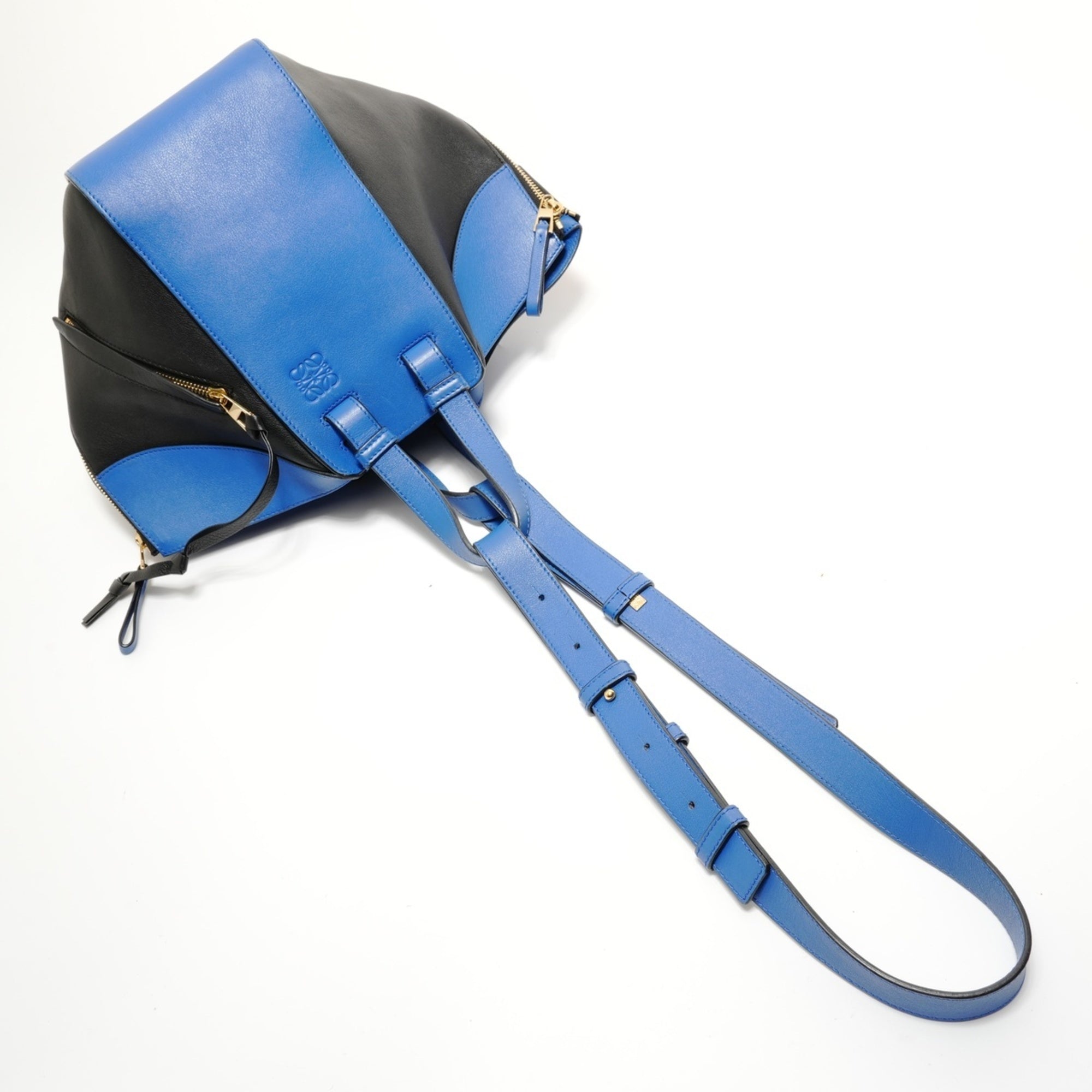 Loewe Hammock Blue Leather Handbag (Pre-Owned)