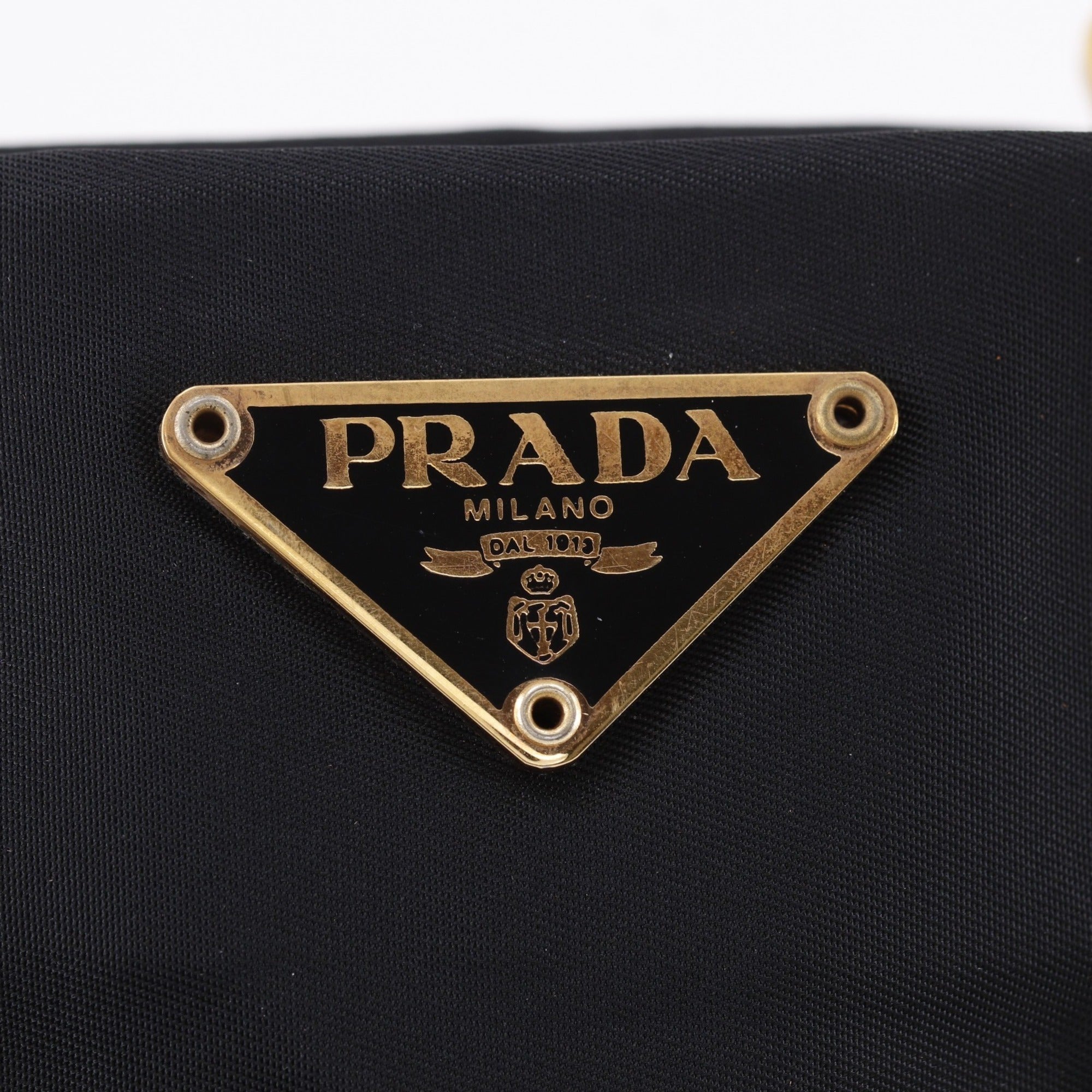 Prada Black Nylon Tote Bag (Pre-Owned)