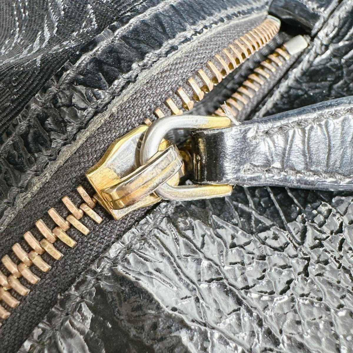 Prada Black Patent Leather Shoulder Bag Tote Bag (Pre-Owned)