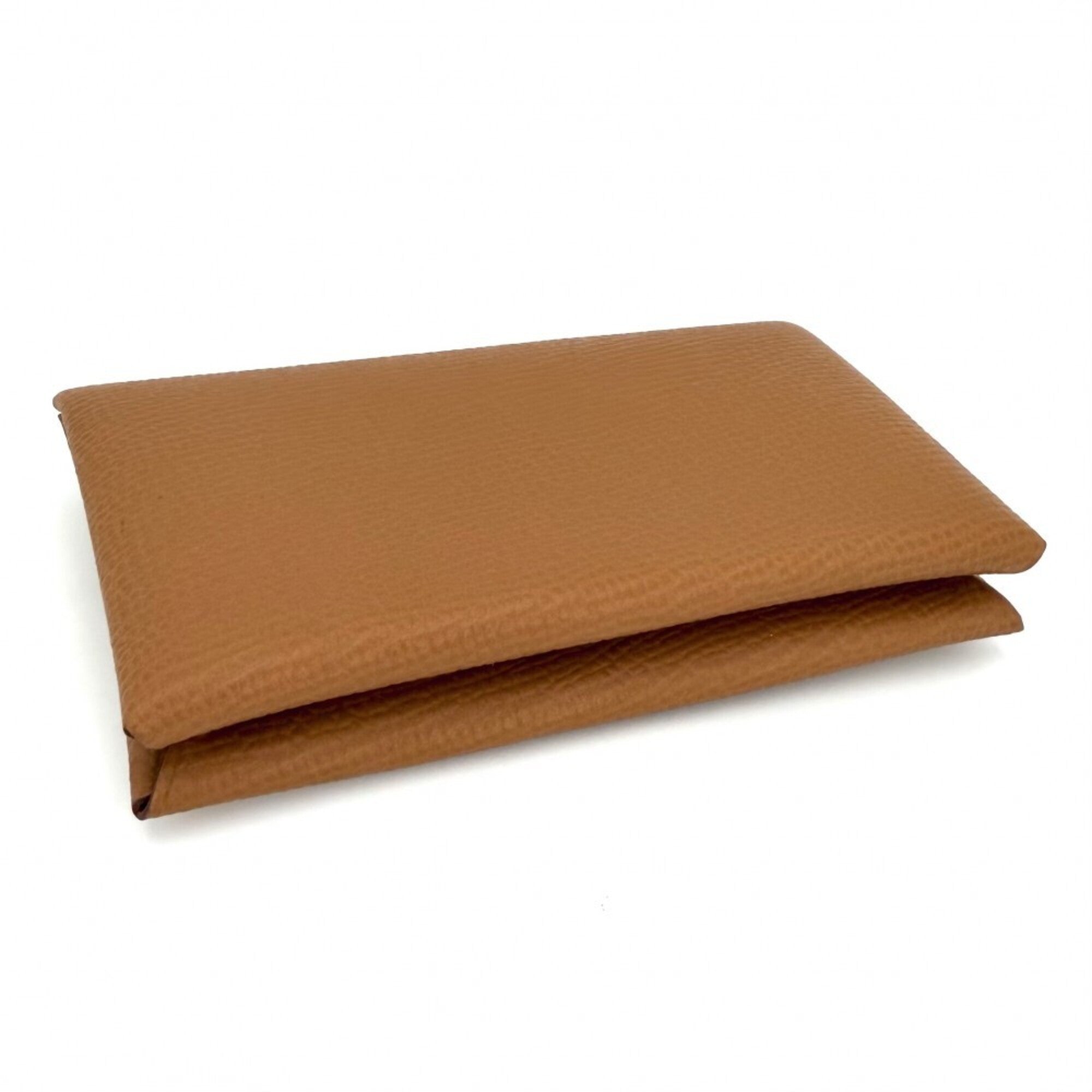 Hermes Brown Epsom Leather Coin Purse/Coin Case (Pre-Owned)