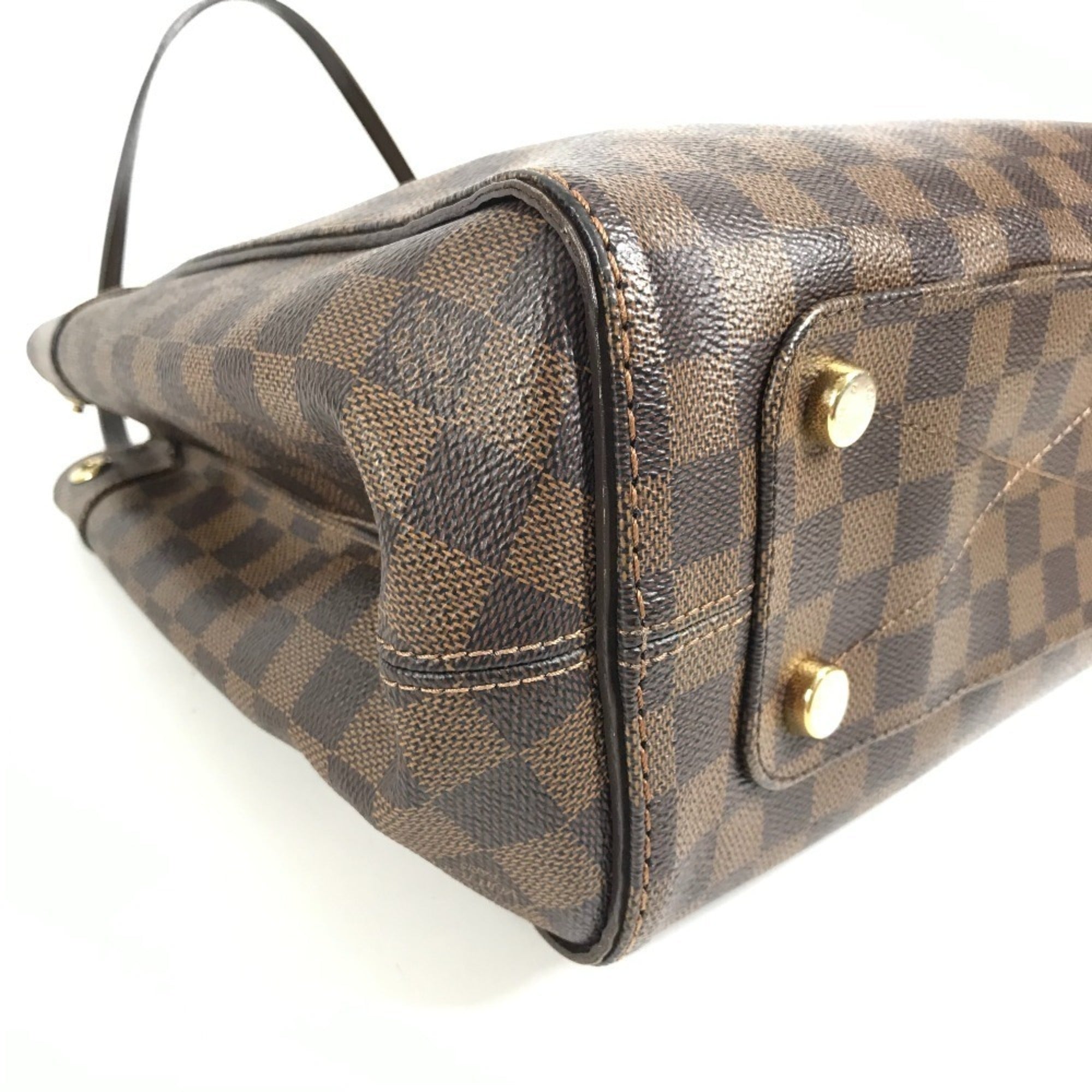 Louis Vuitton Brown Damier Canvas Shoulder Bag (Pre-Owned)