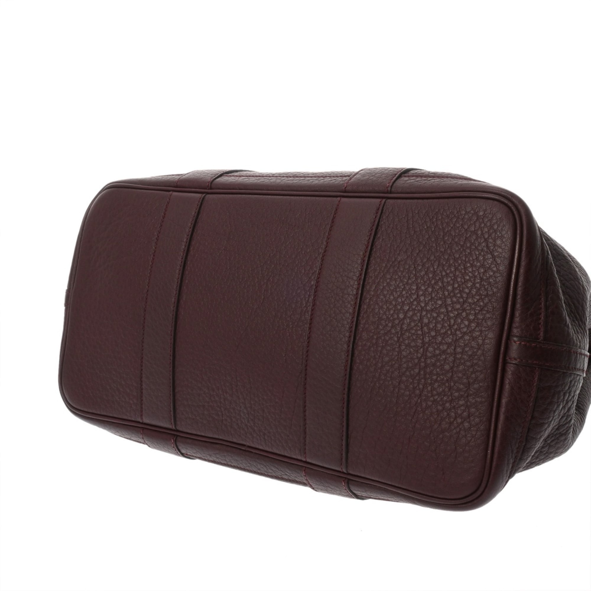 Hermes Garden Rouge H Negonda Leather Handbag (Pre-Owned)