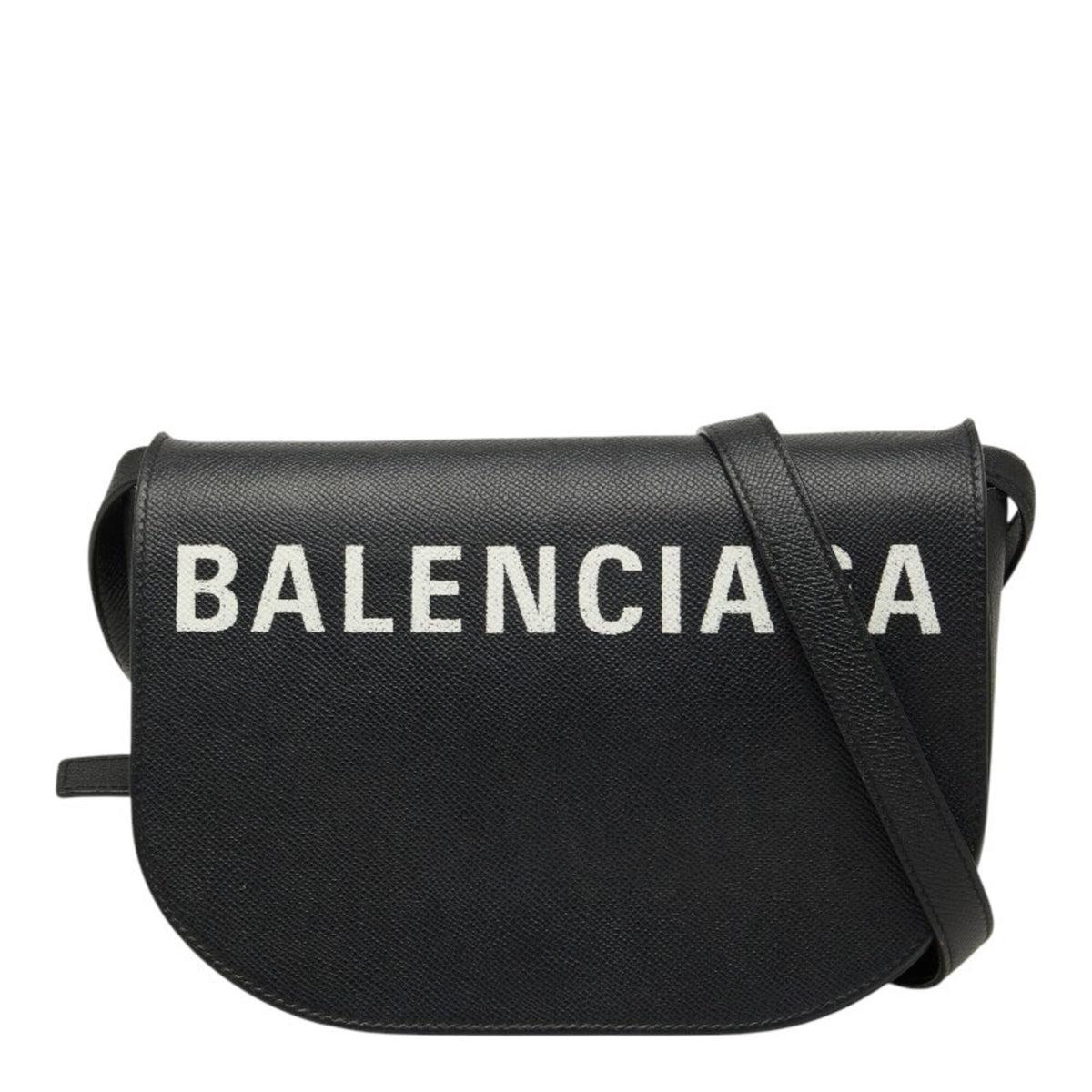 Balenciaga Navy White Leather Shoulder Bag (Pre-Owned)