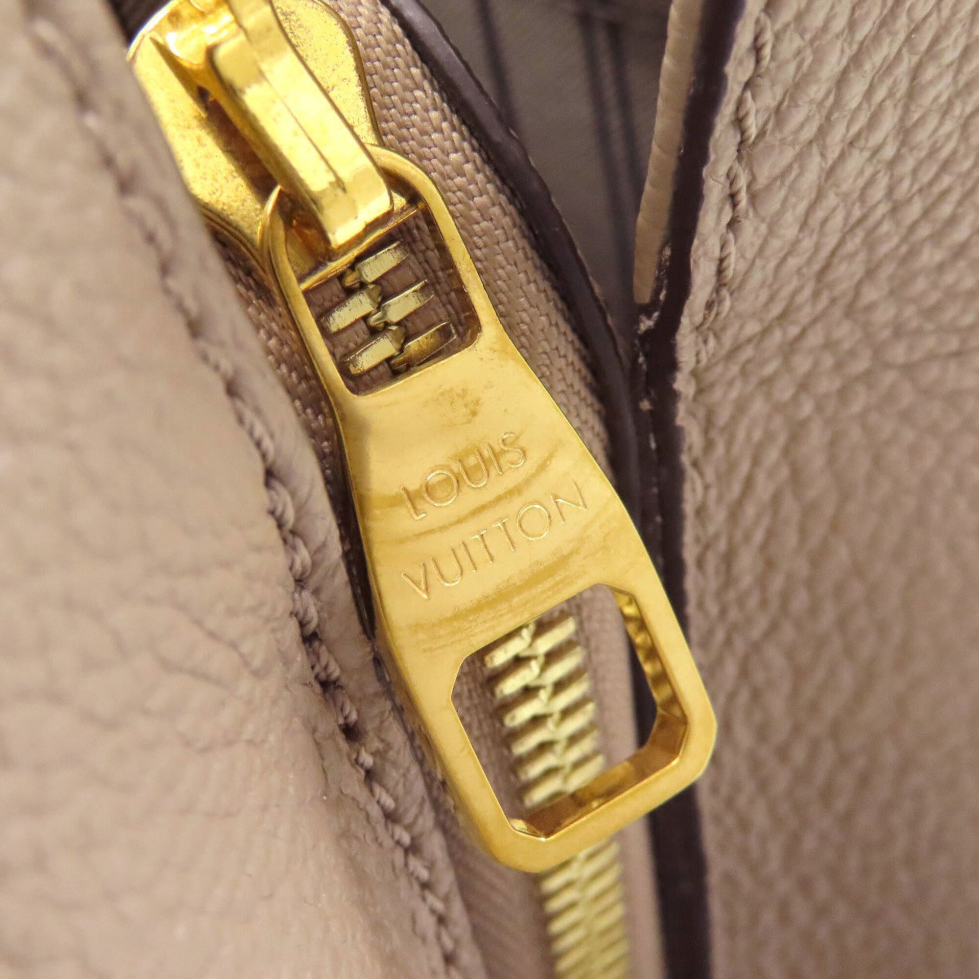 Louis Vuitton Taupe Monogram Empreinte Handbag (Pre-Owned)