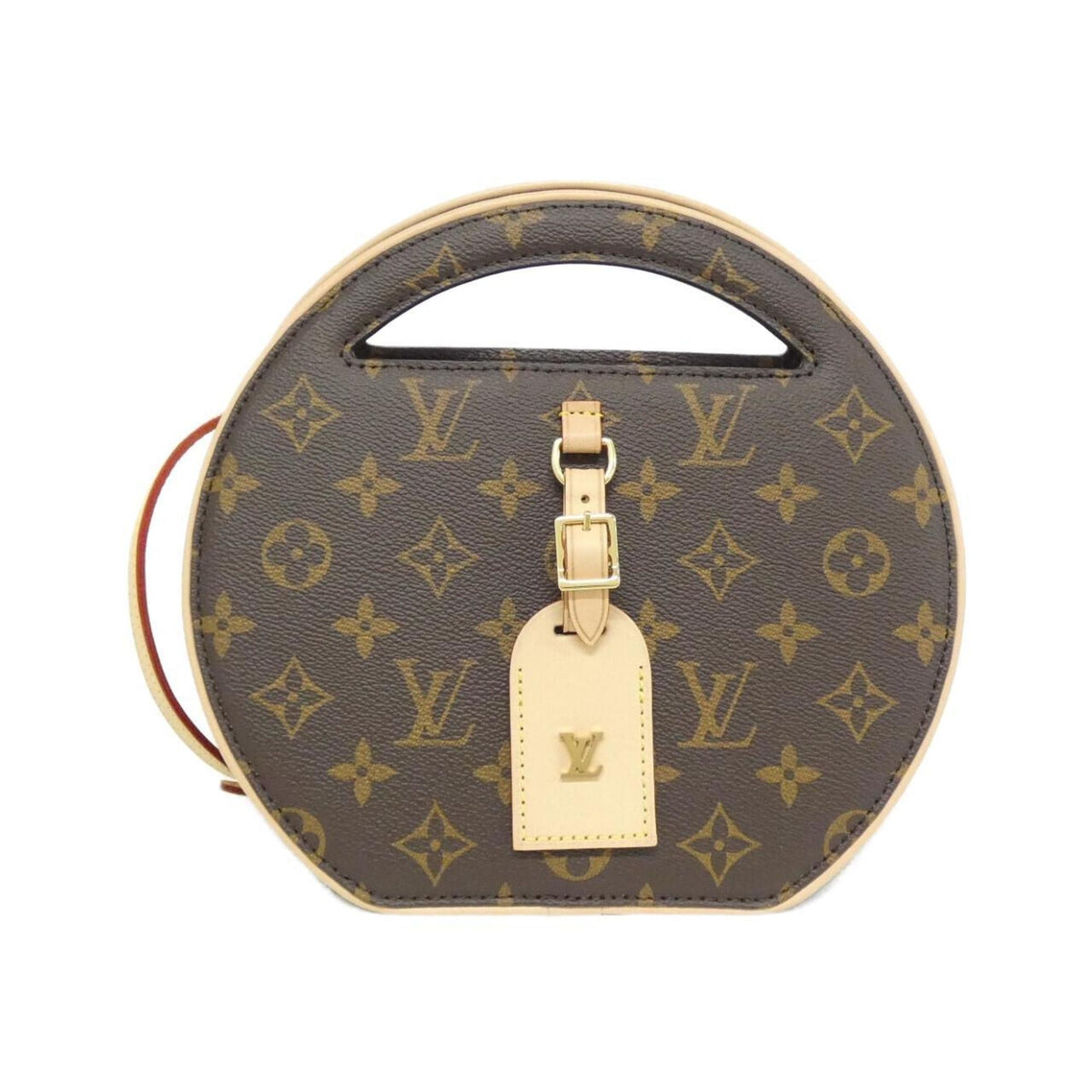 Louis Vuitton Brown Coated Canvas Shoulder Bag (Pre-Owned)