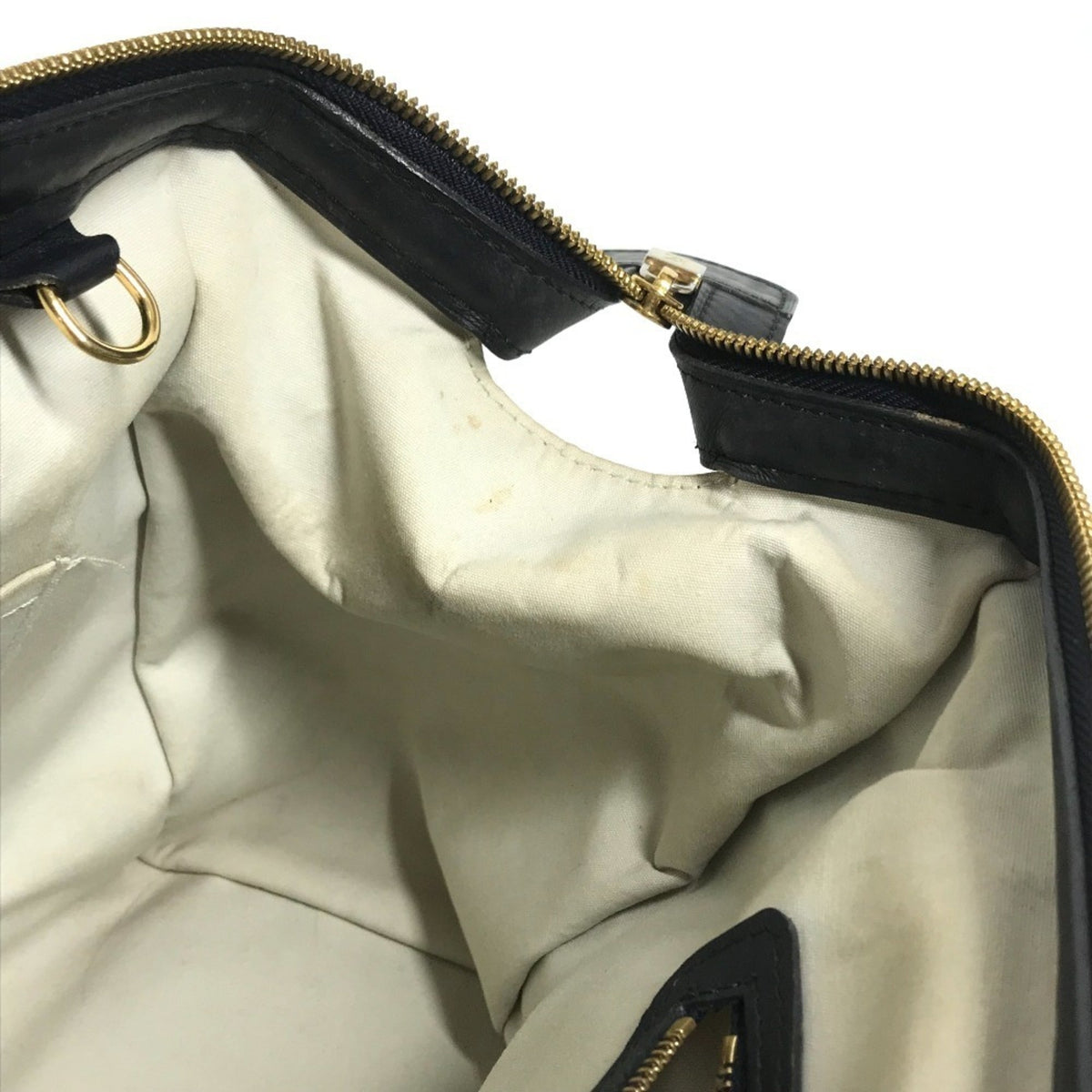 Louis Vuitton Navy Monogram Mini Boston Bag Handbag Shoulder Bag (Pre-Owned)