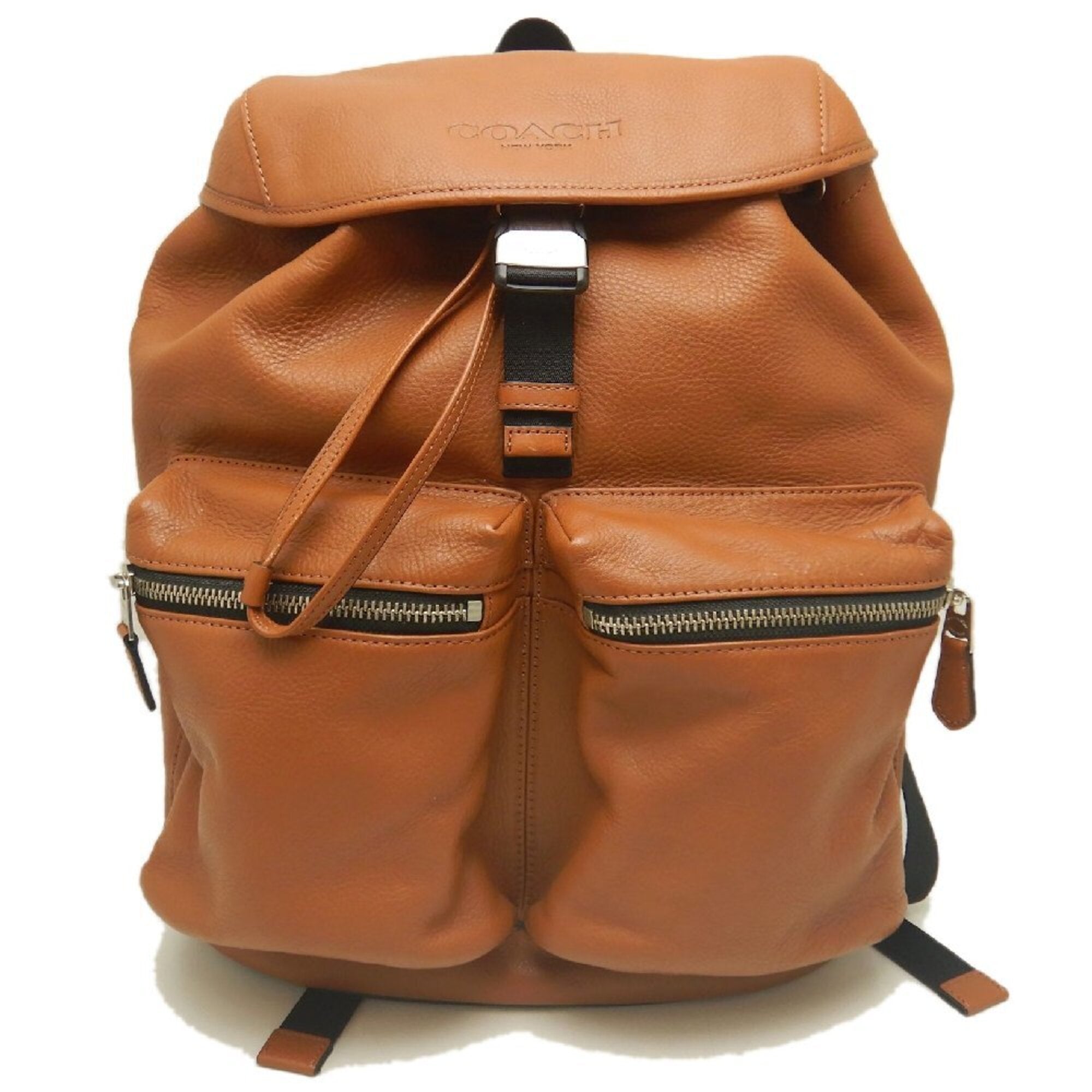 Coach Brown Leather Backpack (Pre-Owned)
