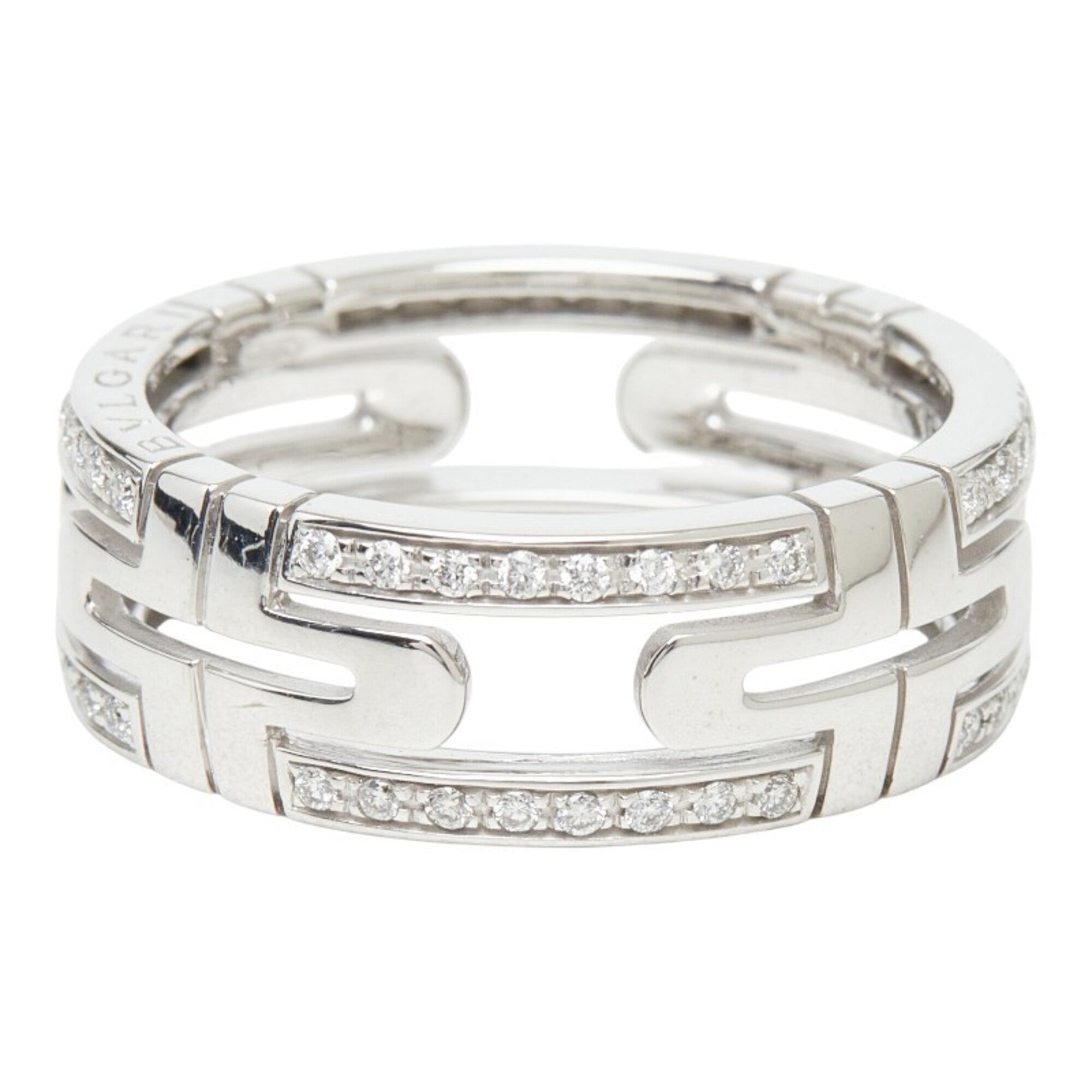 Bvlgari White Gold (18K) Band Ring (Pre-Owned)