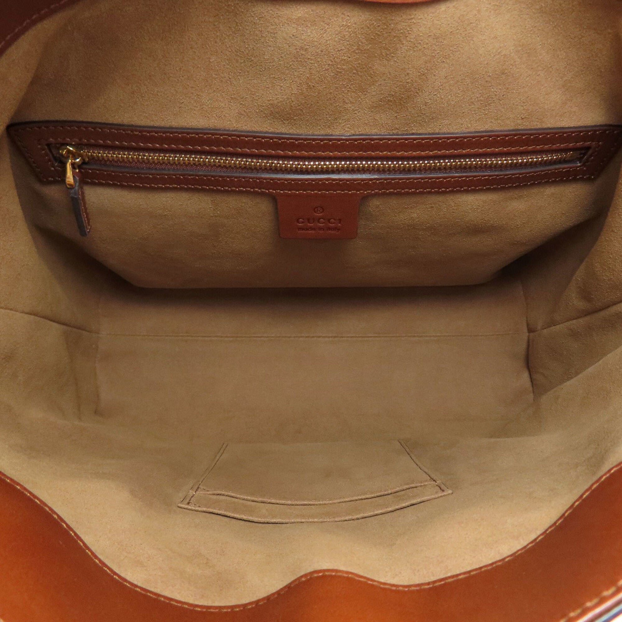 Gucci Brown Pvc Handbag (Pre-Owned)