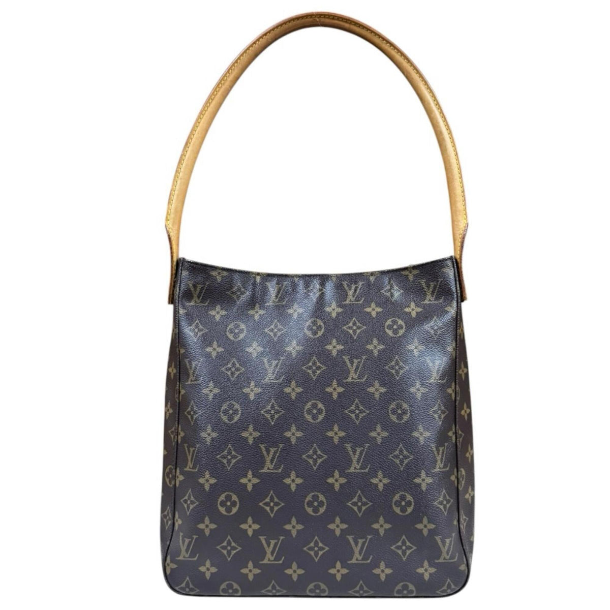 Louis Vuitton Brown Monogram Canvas Shoulder Bag (Pre-Owned)