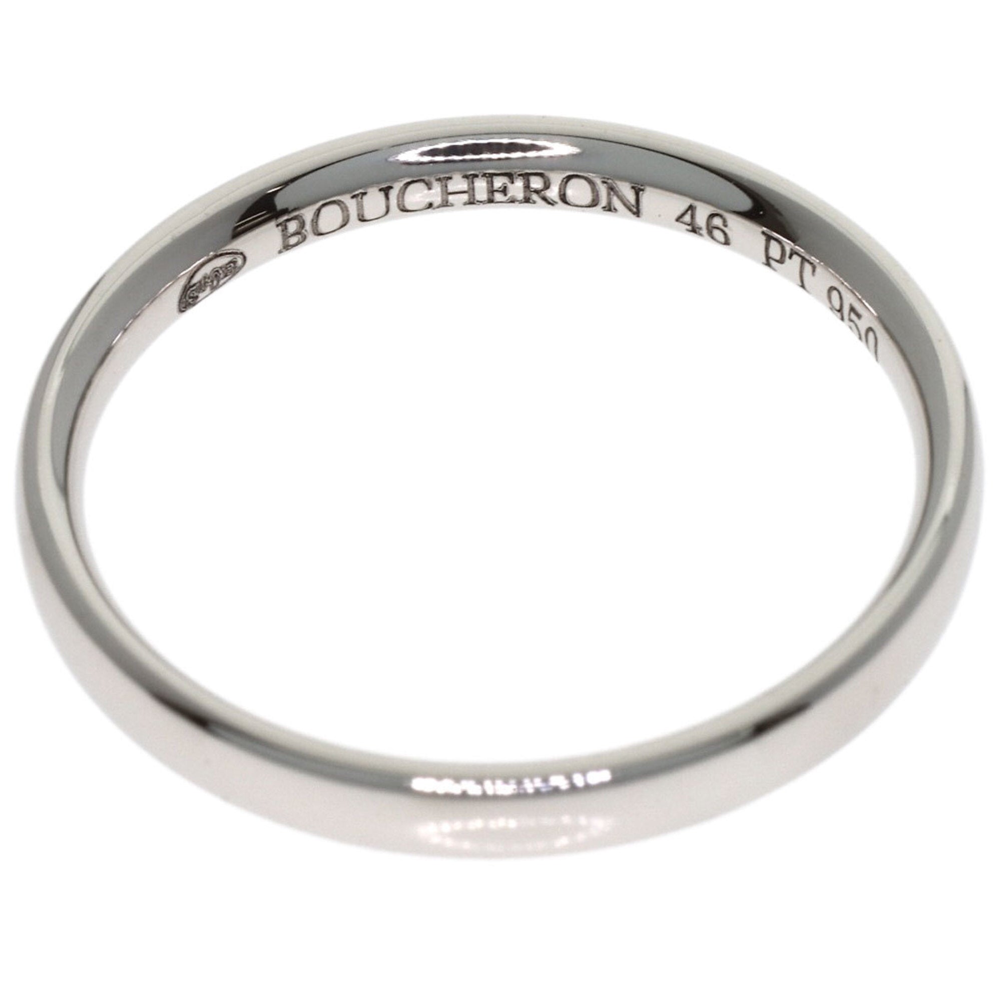 Boucheron Platinum 950 Band Ring (Pre-Owned)