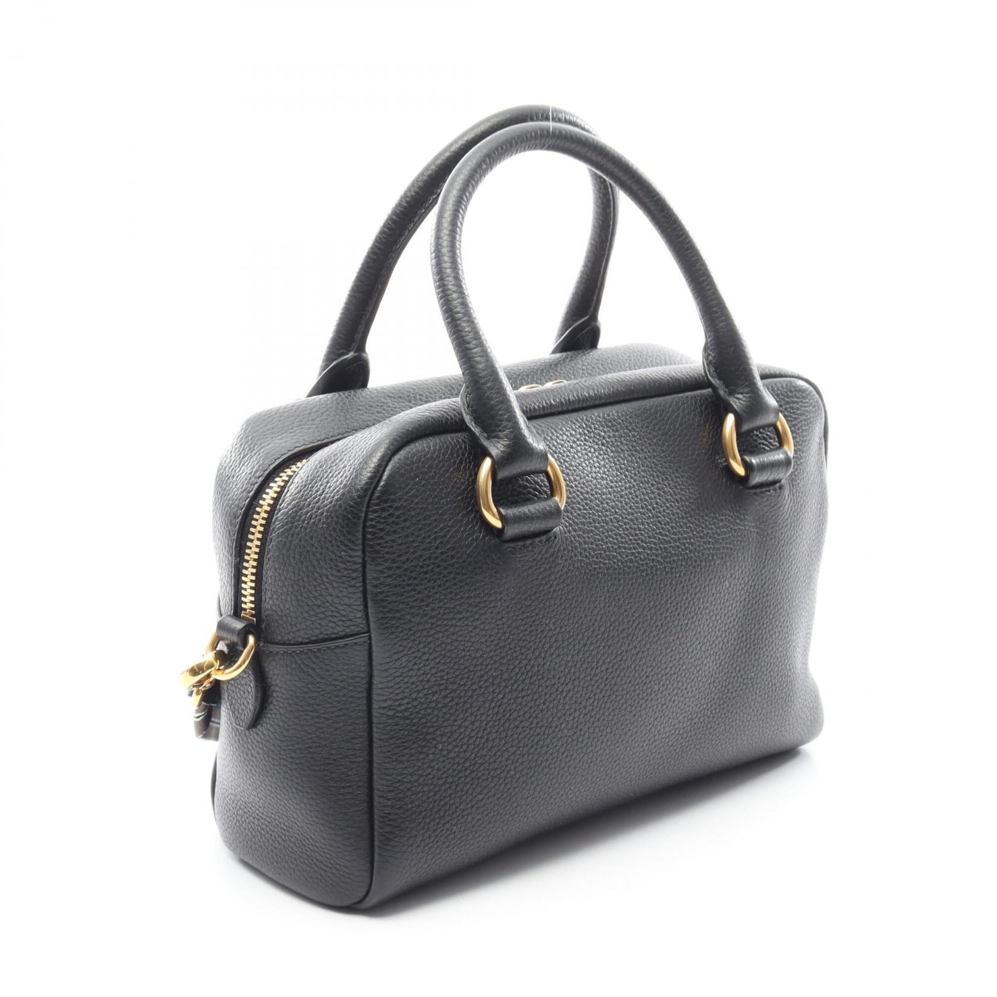 Prada Black Leather Handbag (Pre-Owned)