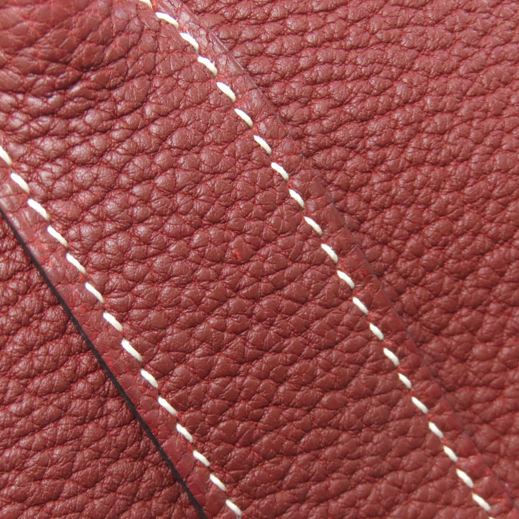 Hermes Red Color Negonda Leather Handbag (Pre-Owned)