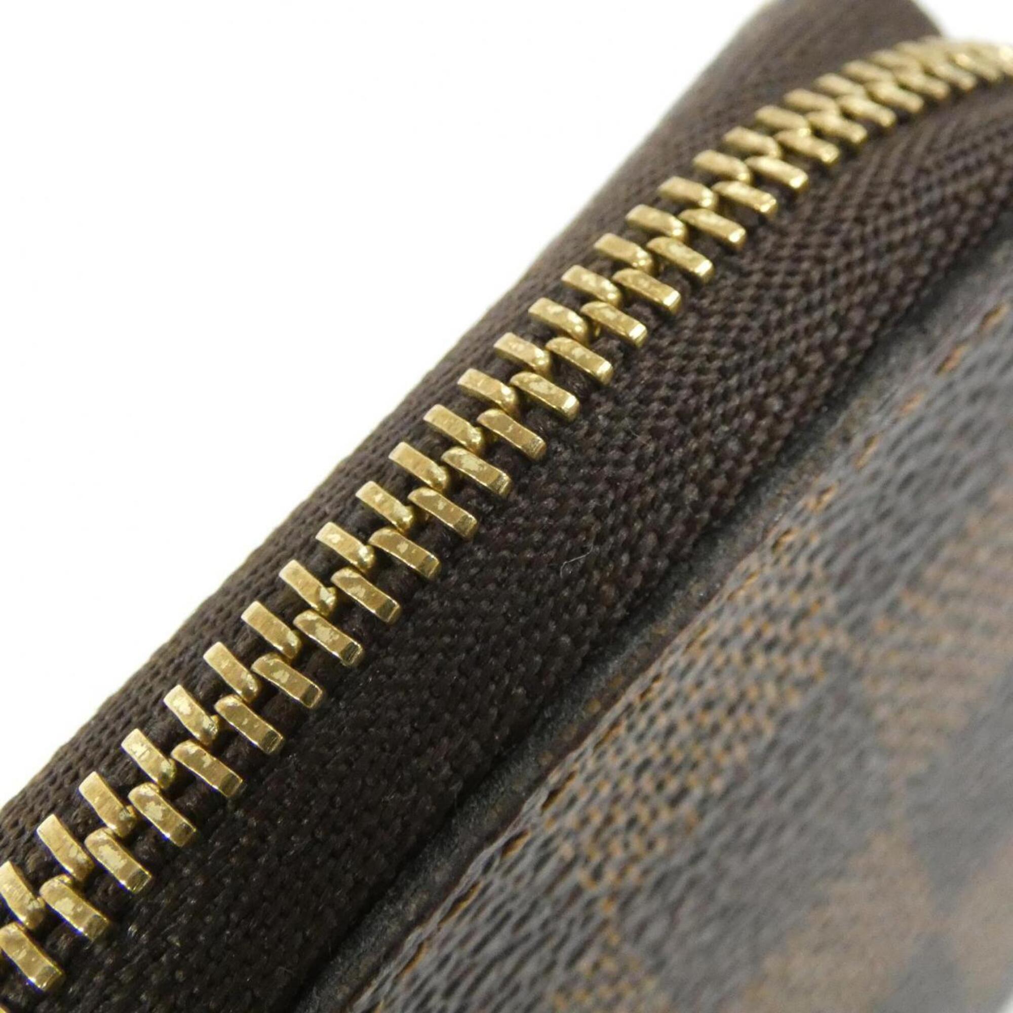 Louis Vuitton Damier Ebene Coated Canvas Coin Purse/Coin Case (Pre-Owned)