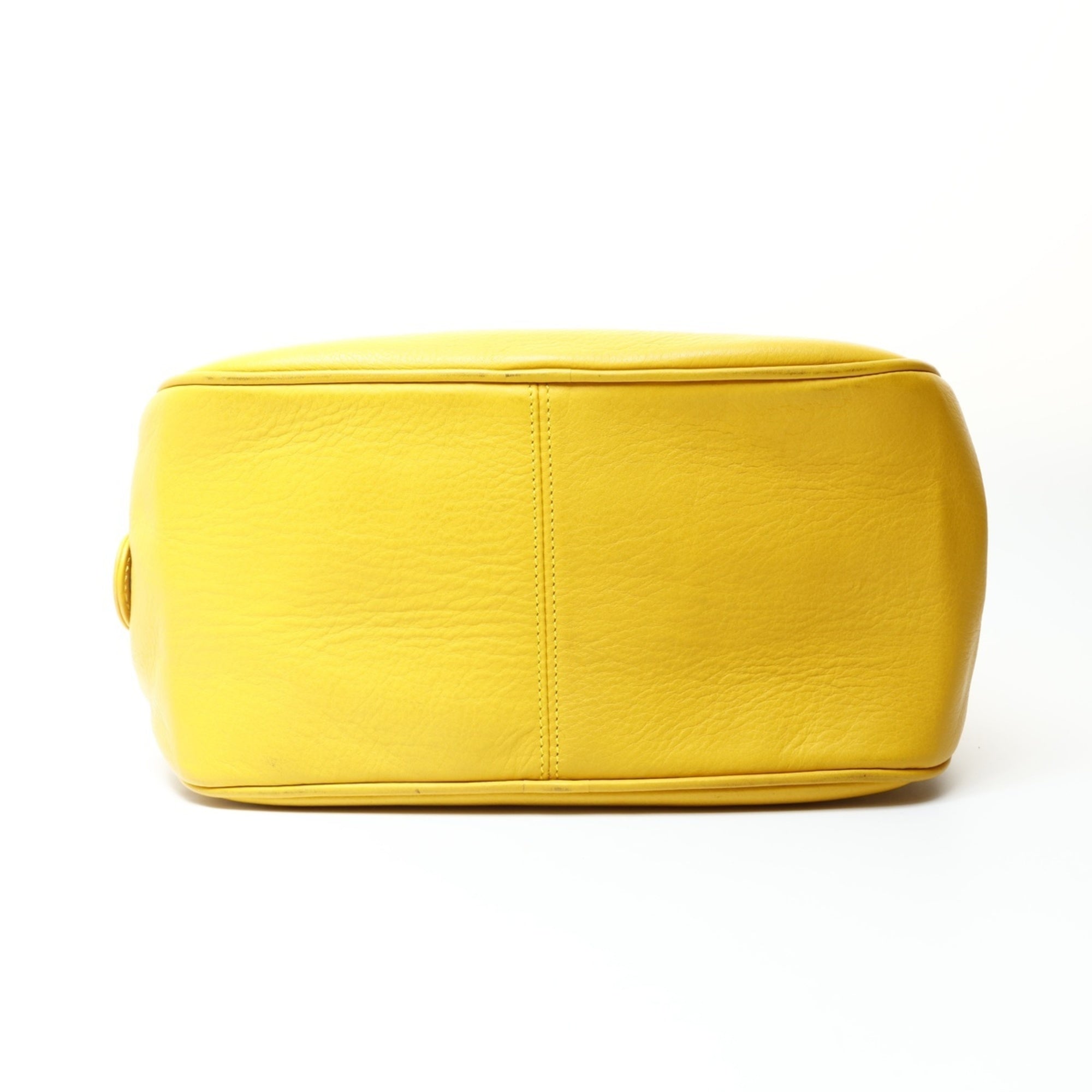 Christian Dior Yellow Leather Handbag (Pre-Owned)