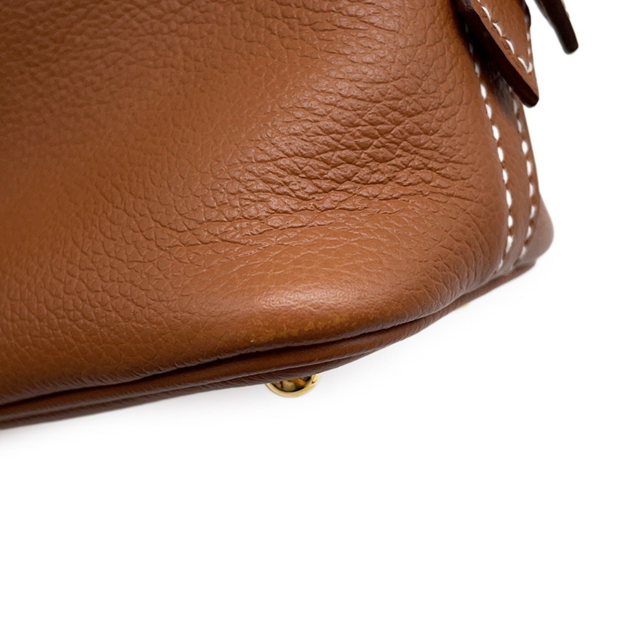 Hermes Bolide Gold Handbag (Pre-Owned)