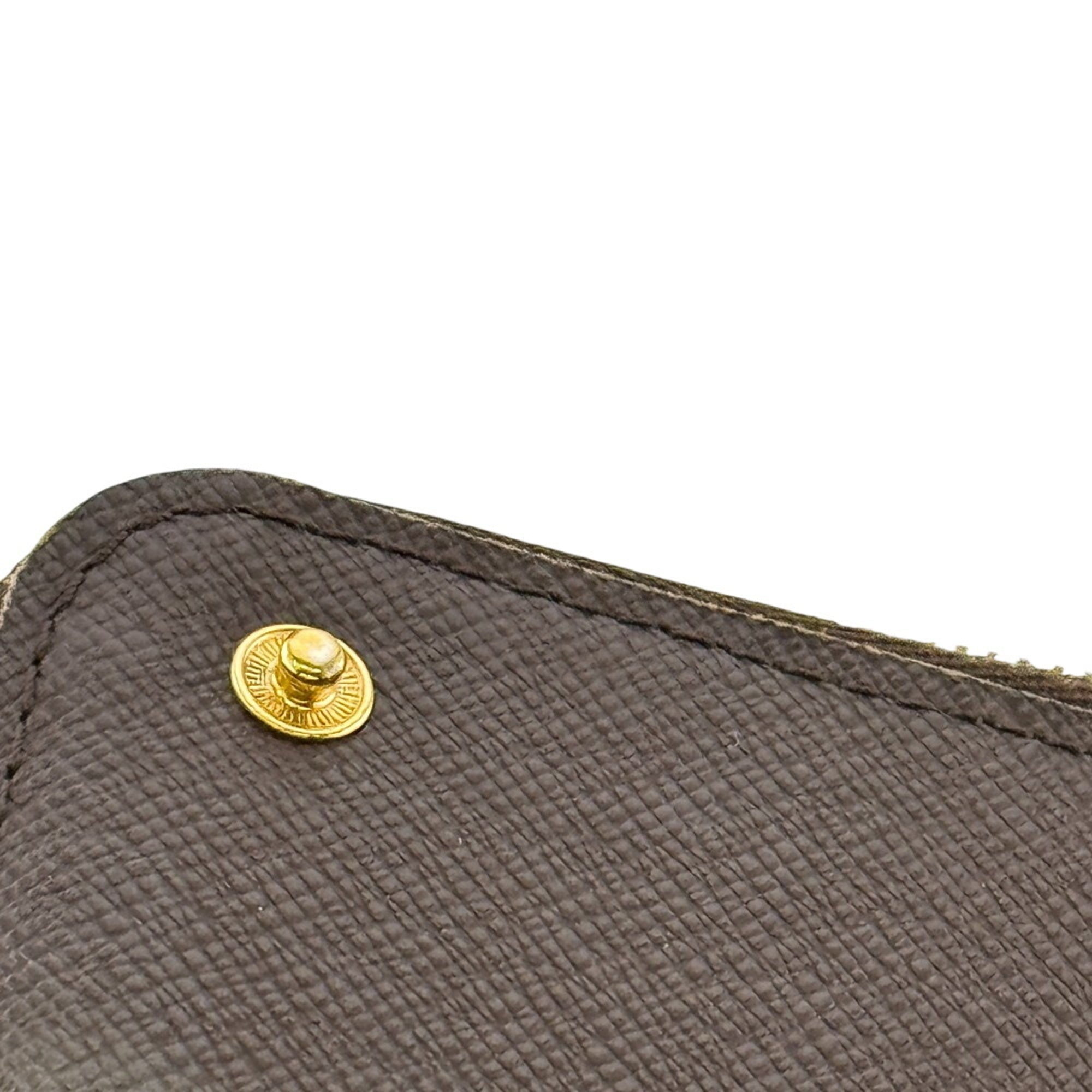 Louis Vuitton Damier Brown Damier Canvas Damier Canvas Long Wallet (Bi-Fold) (Pre-Owned)