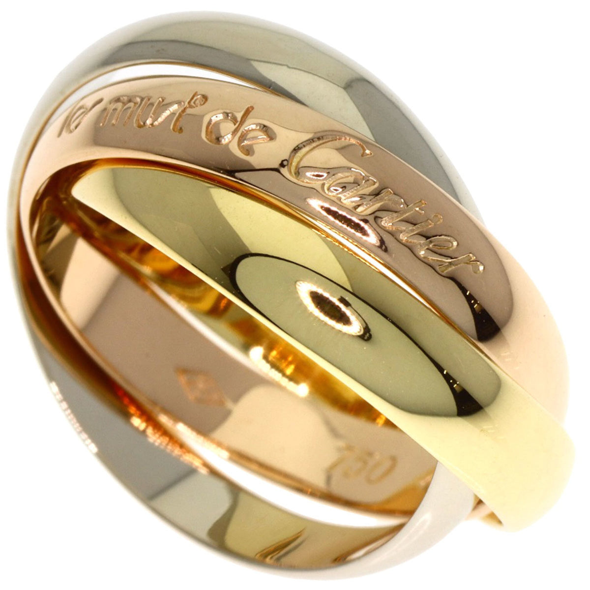 Cartier Yellow Gold (18K) Pink Gold (18K) White Gold (18K) Band Ring (Pre-Owned)