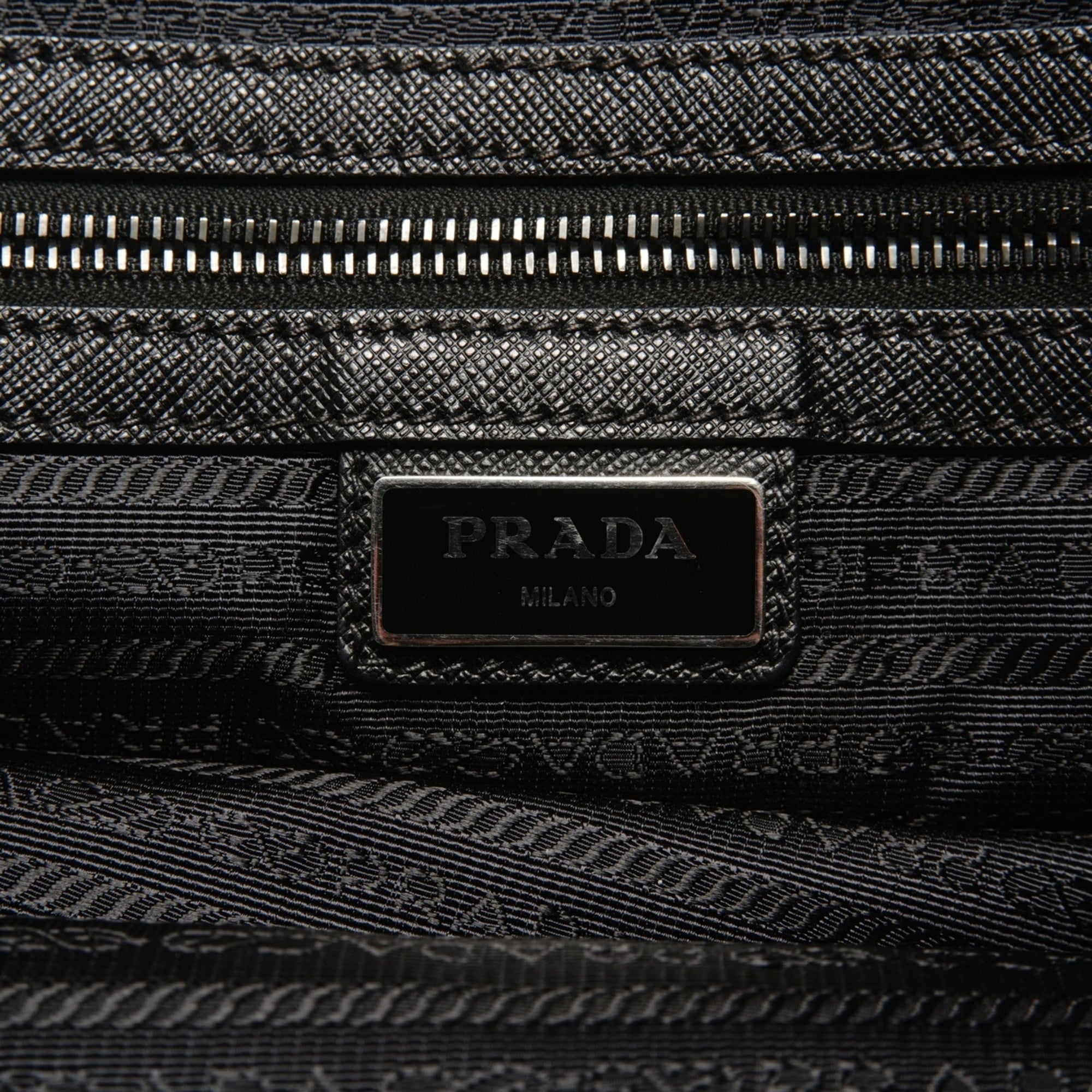 Prada Black Nylon Boston Bag (Pre-Owned)