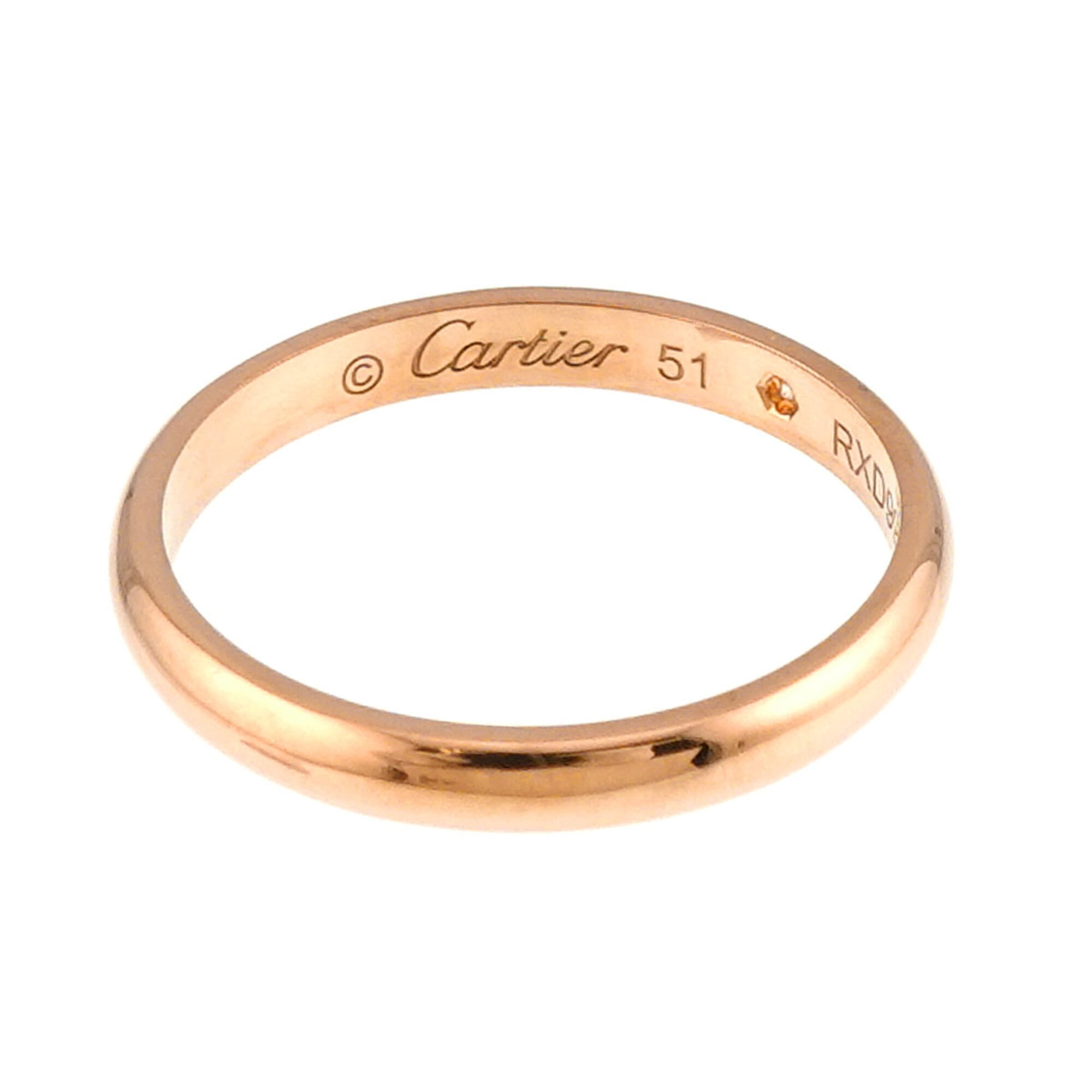 Cartier Pink Gold (18K) Band Ring (Pre-Owned)