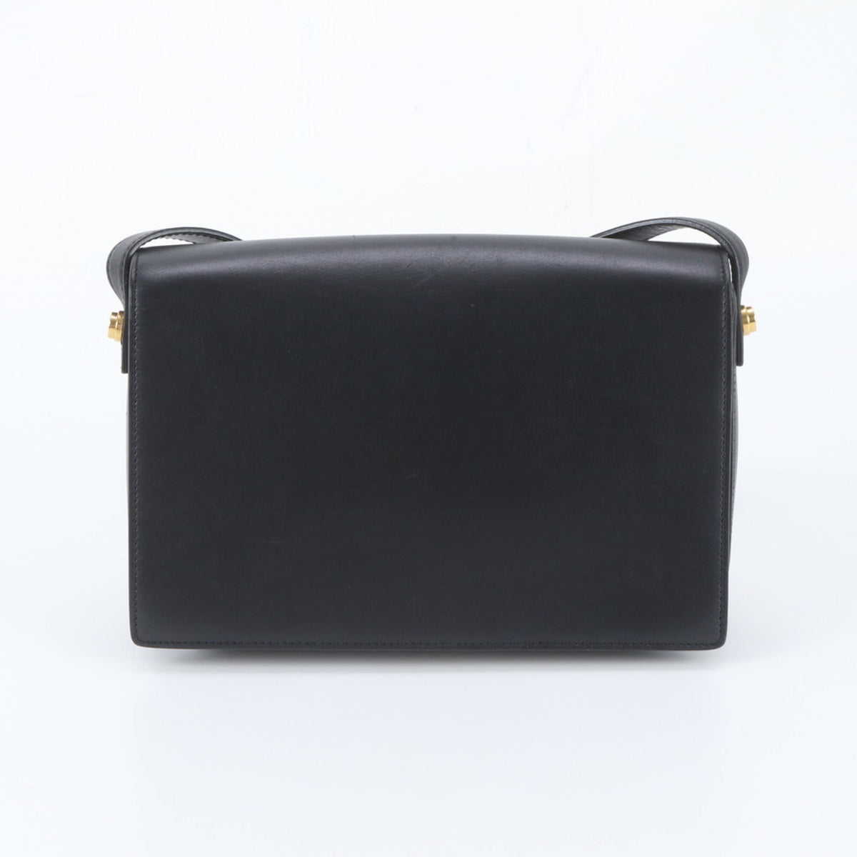 Saint Laurent Black Leather Crossbody Bag Shoulder Bag (Pre-Owned)