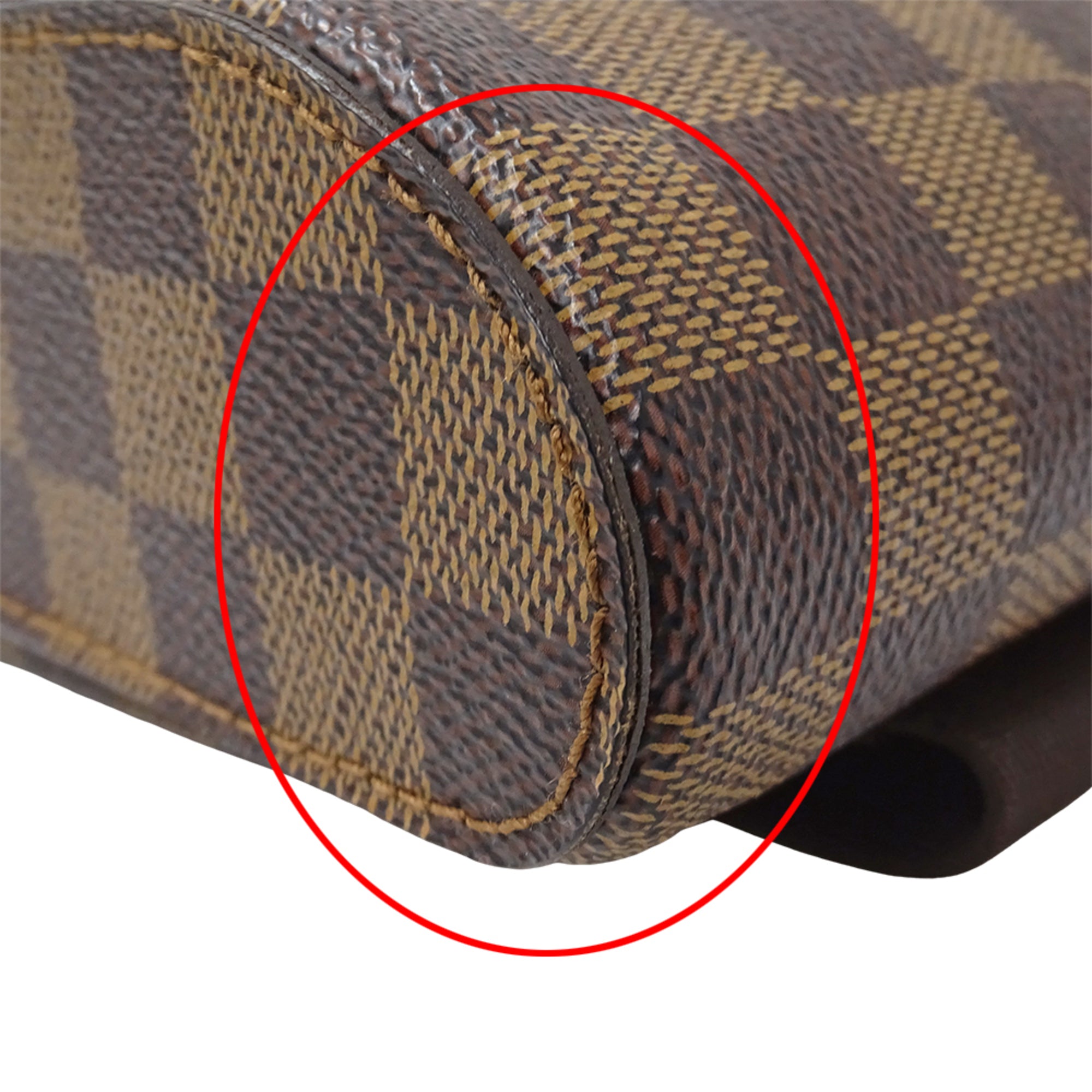 Louis Vuitton Damier Damier Canvas Ebene Damier Canvas Handbag Sling Bag (Pre-Owned)
