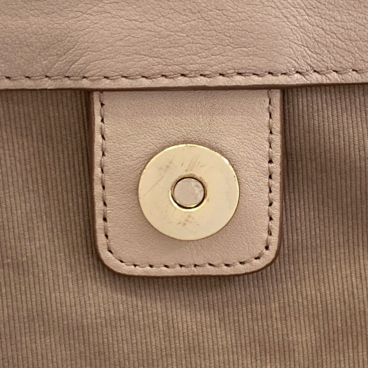 Bally Beige Leather Tote Bag (Pre-Owned)