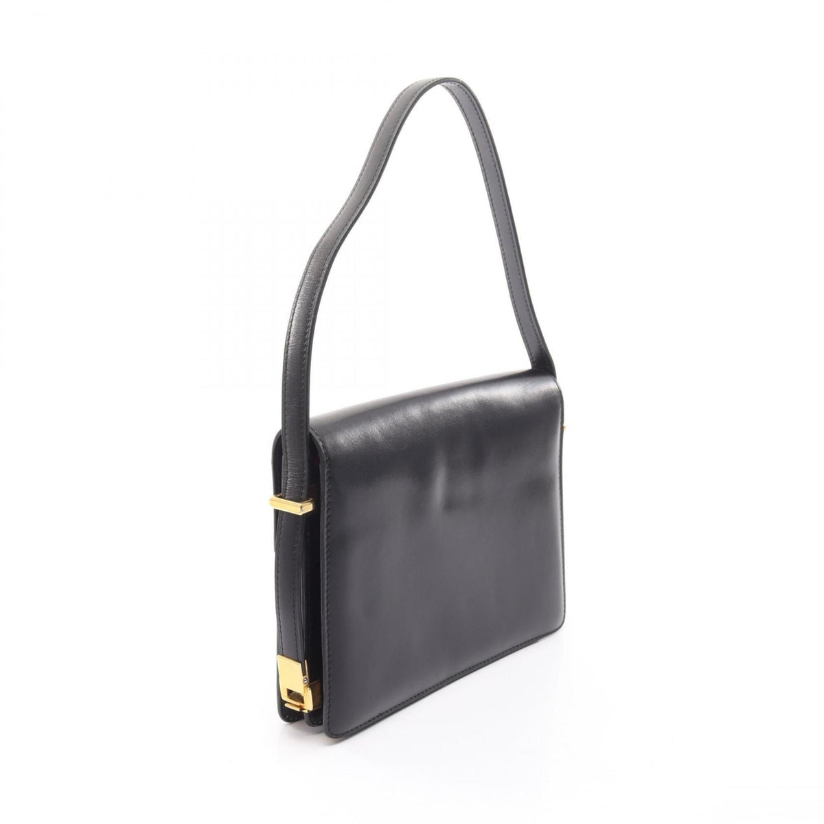 Celine Black Leather Shoulder Bag (Pre-Owned)