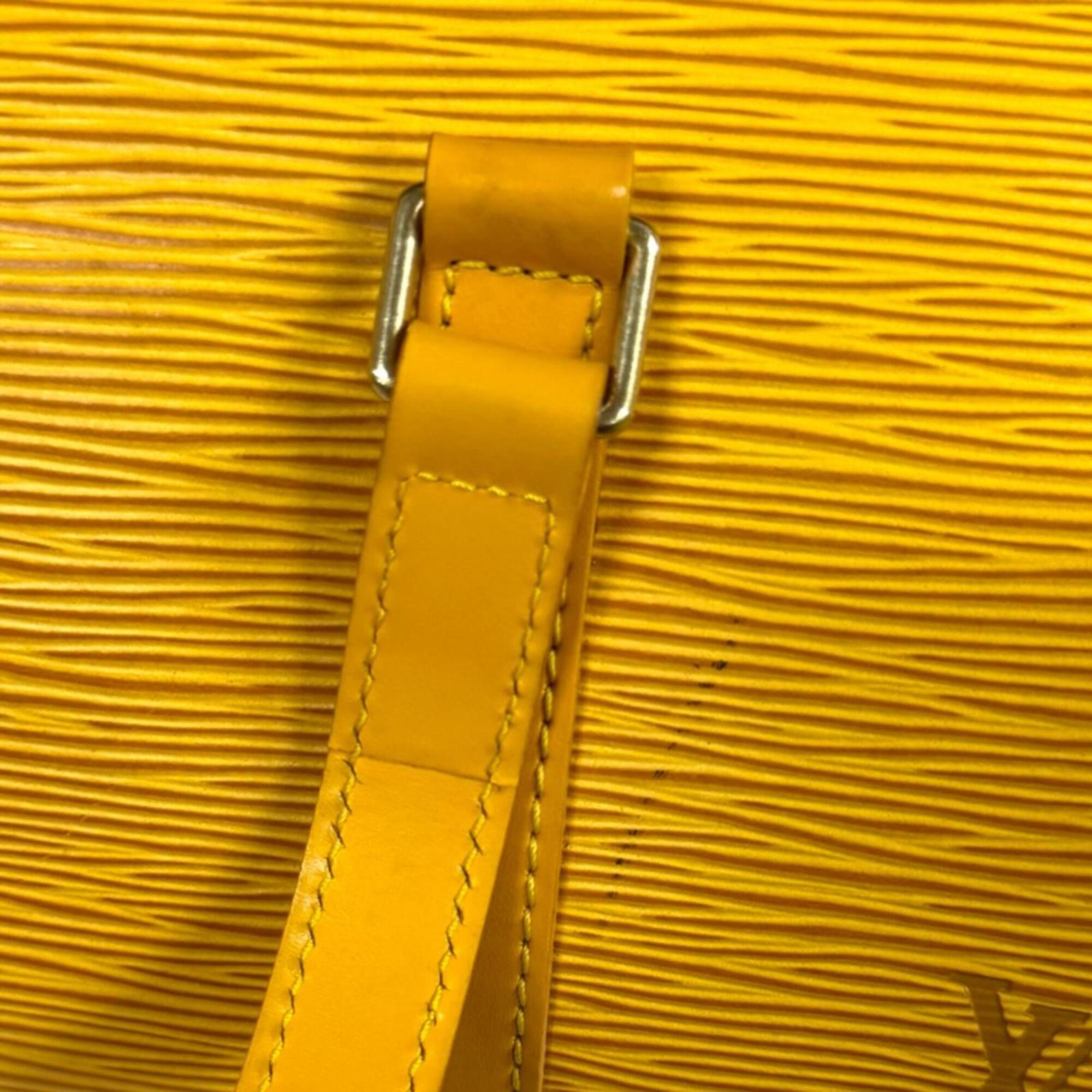 Louis Vuitton Yellow Epi Leather Handbag (Pre-Owned)