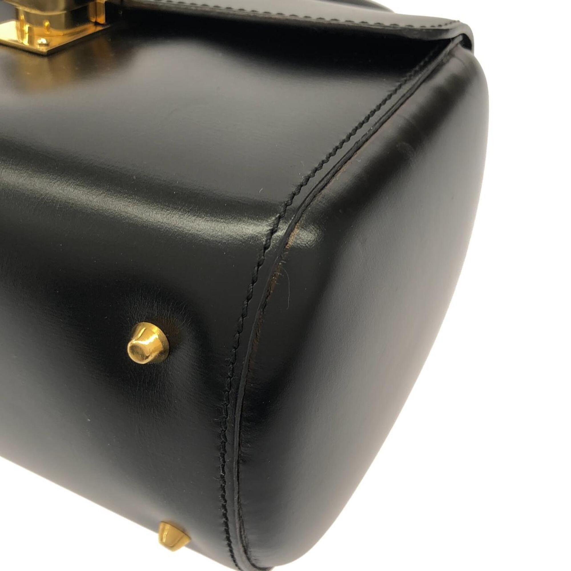 Loewe Black Leather Handbag (Pre-Owned)