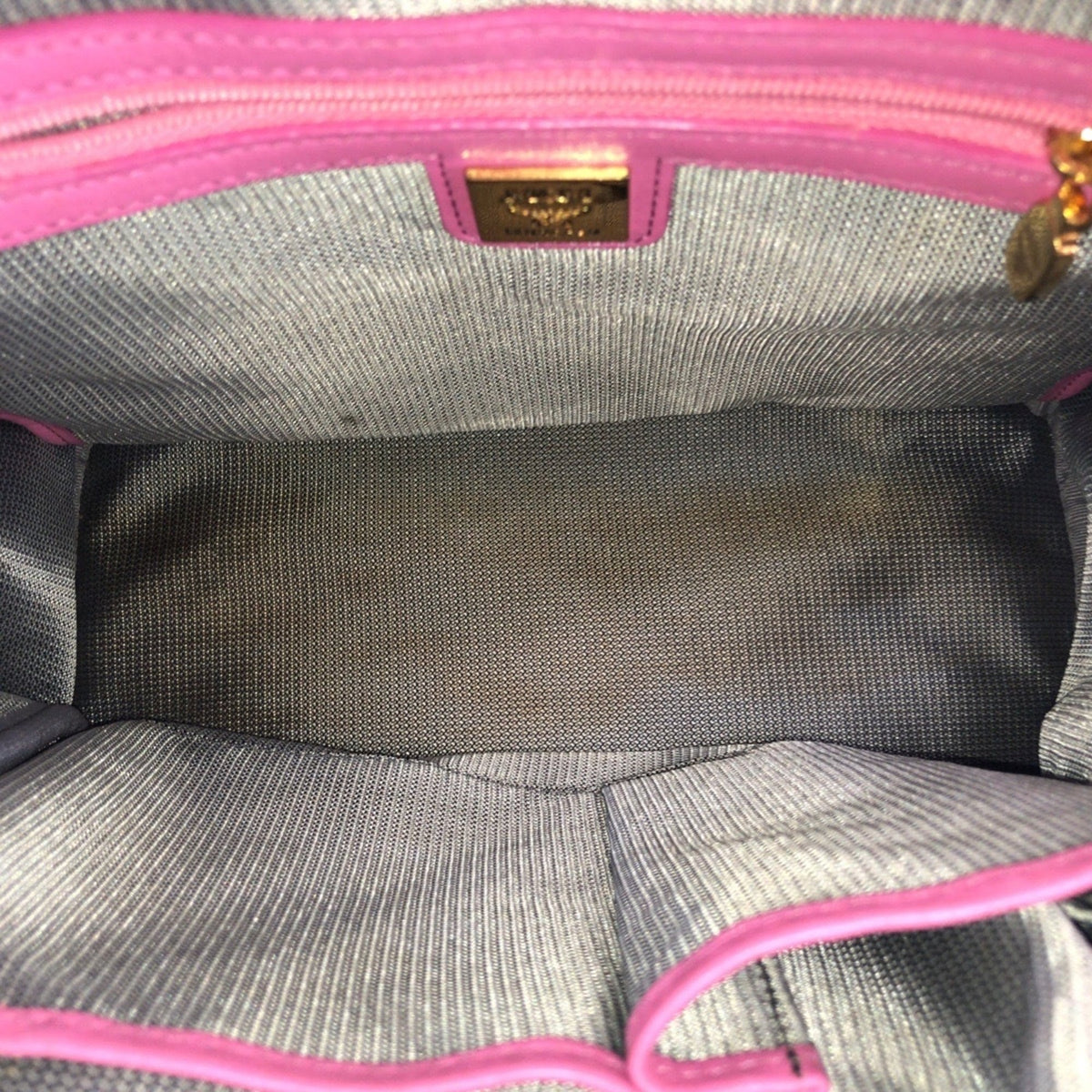 Mcm Pink Leather Backpack (Pre-Owned)