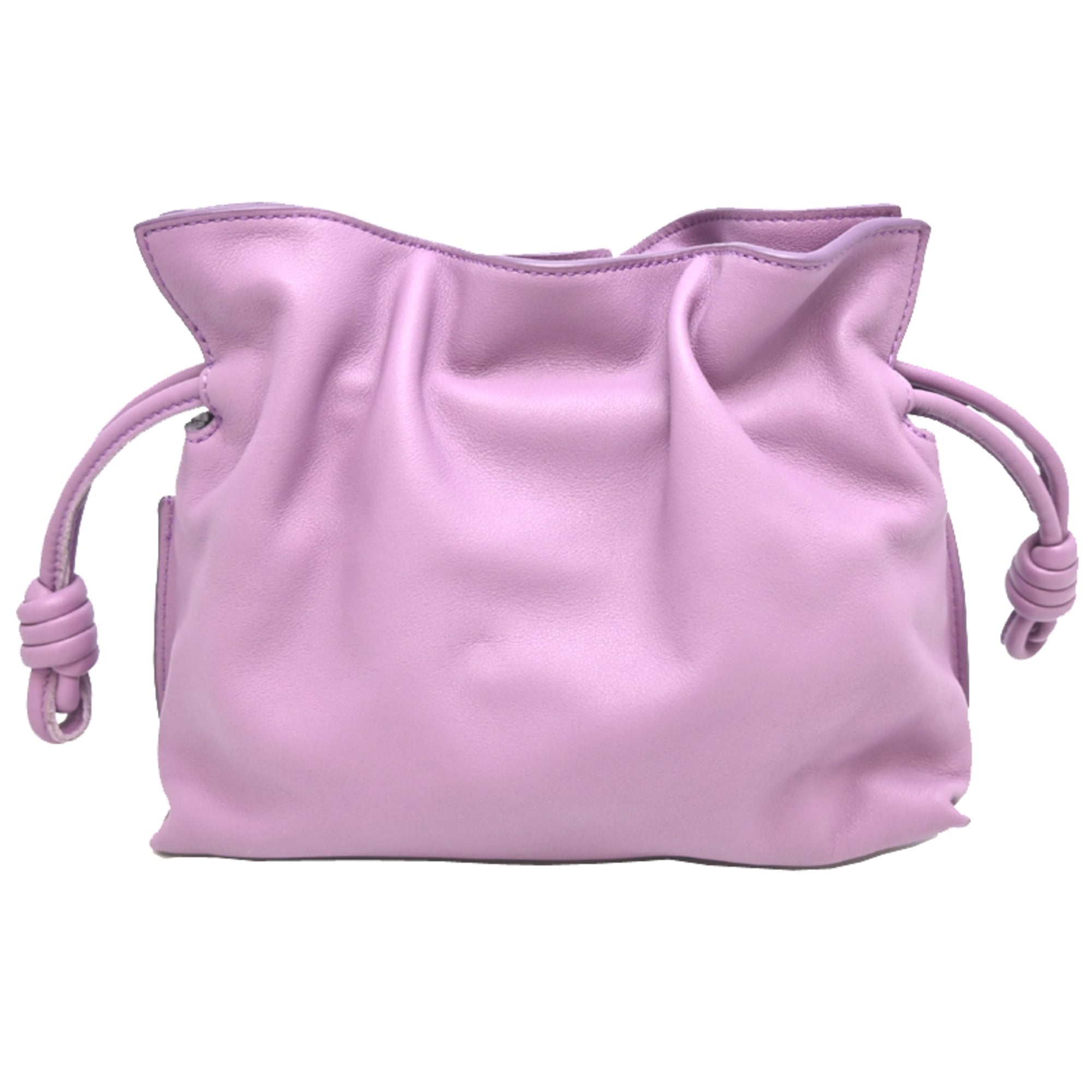 Loewe Purple Leather Shoulder Bag (Pre-Owned)