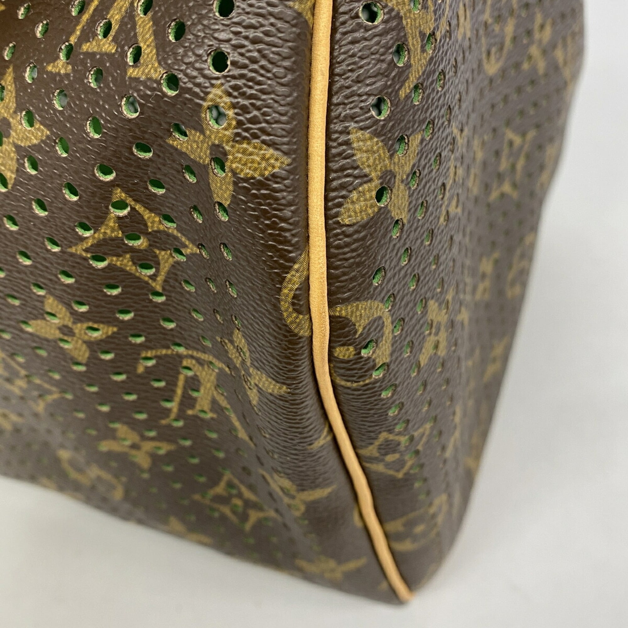 Louis Vuitton Brown Green Handbag (Pre-Owned)