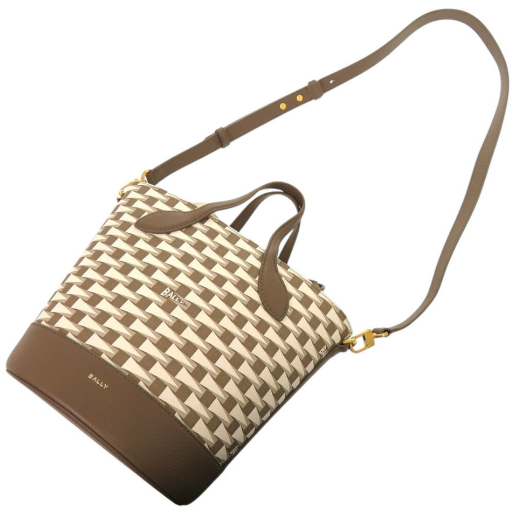 Bally Brown Leather Shoulder Bag (Pre-Owned)