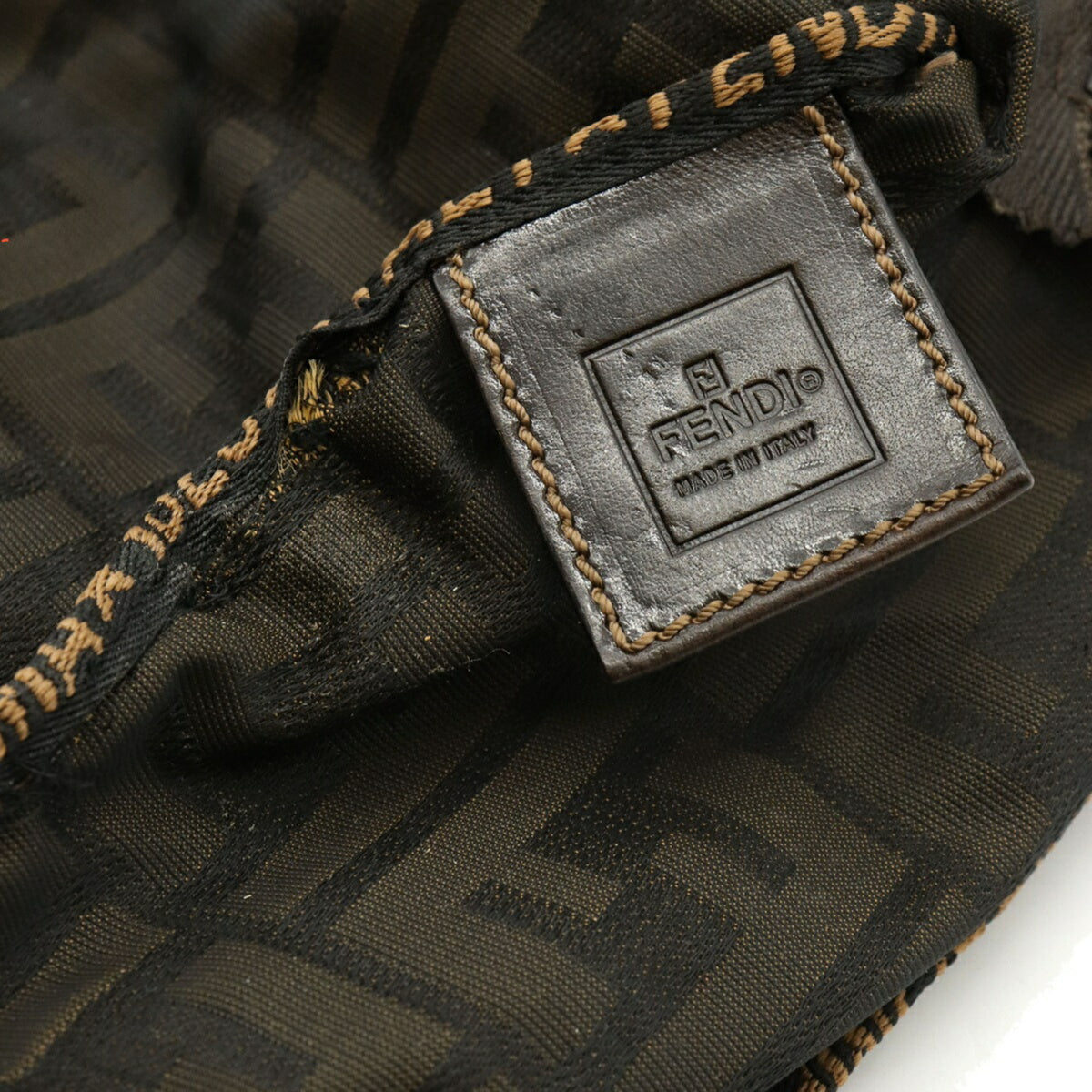Fendi Khaki Nylon Handbag (Pre-Owned)