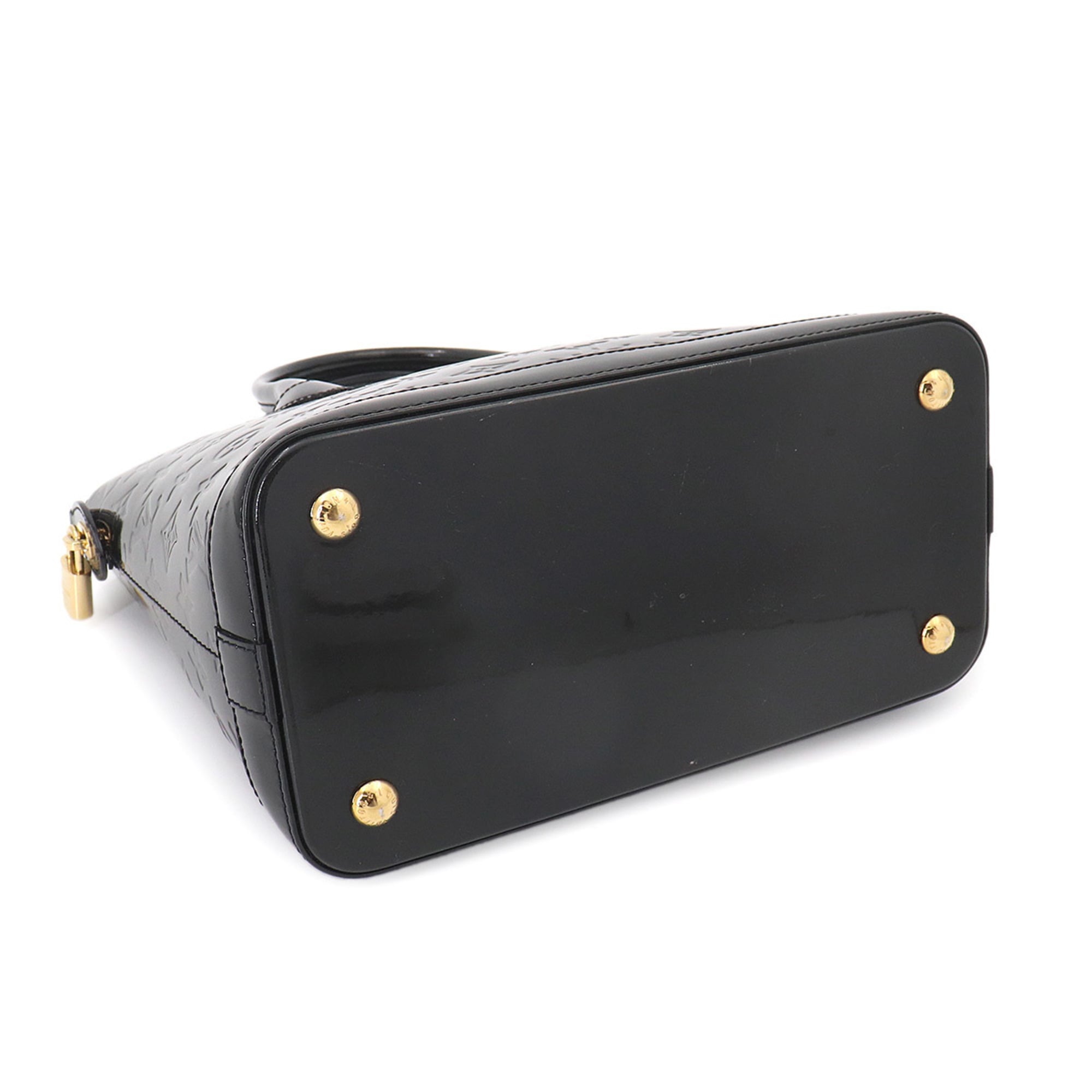 Louis Vuitton Noir Monogram Vernis Handbag (Pre-Owned)